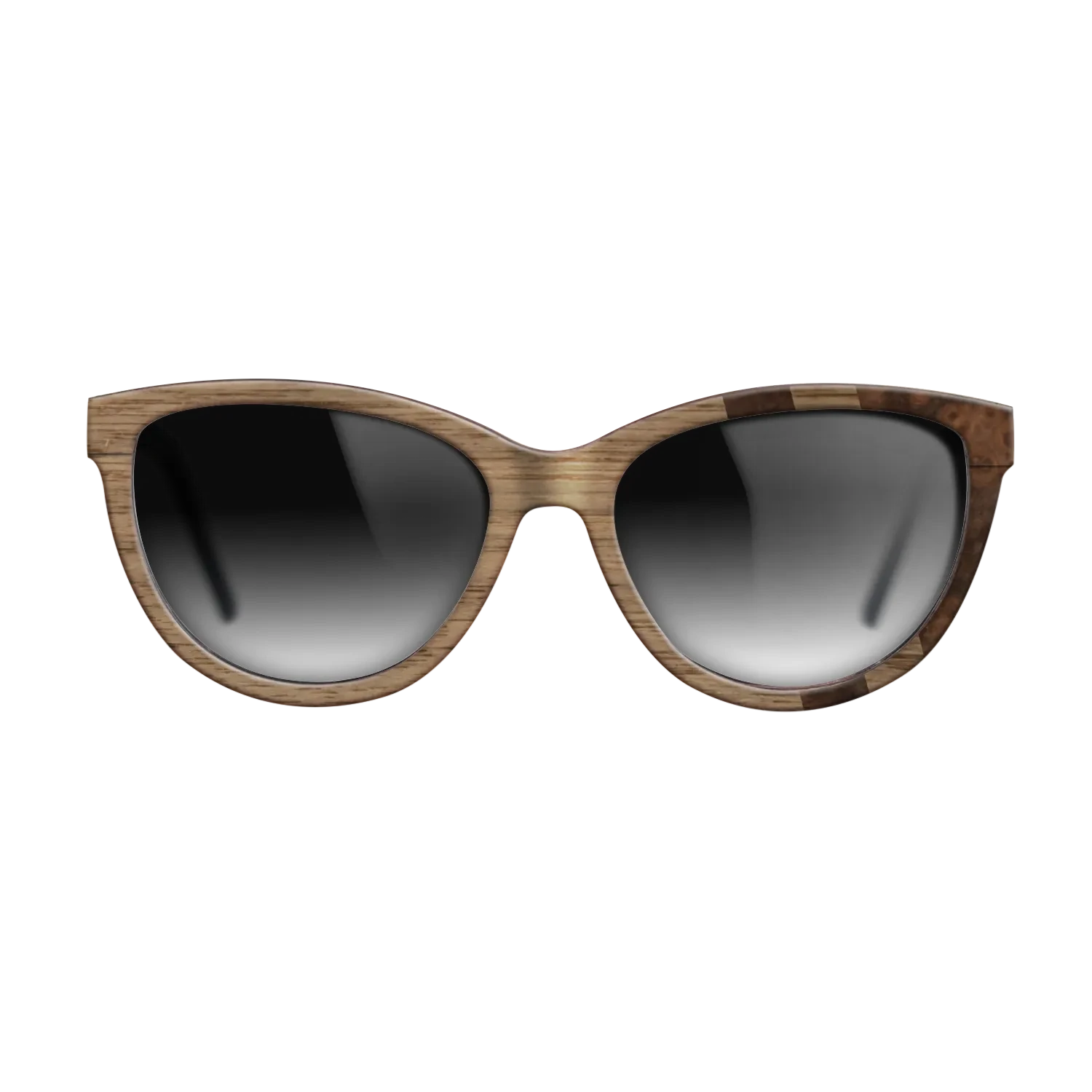 Walnut: Straight Grain,Walnut Burl: Splice - The Maiden - Cat - SIRIS wood optic