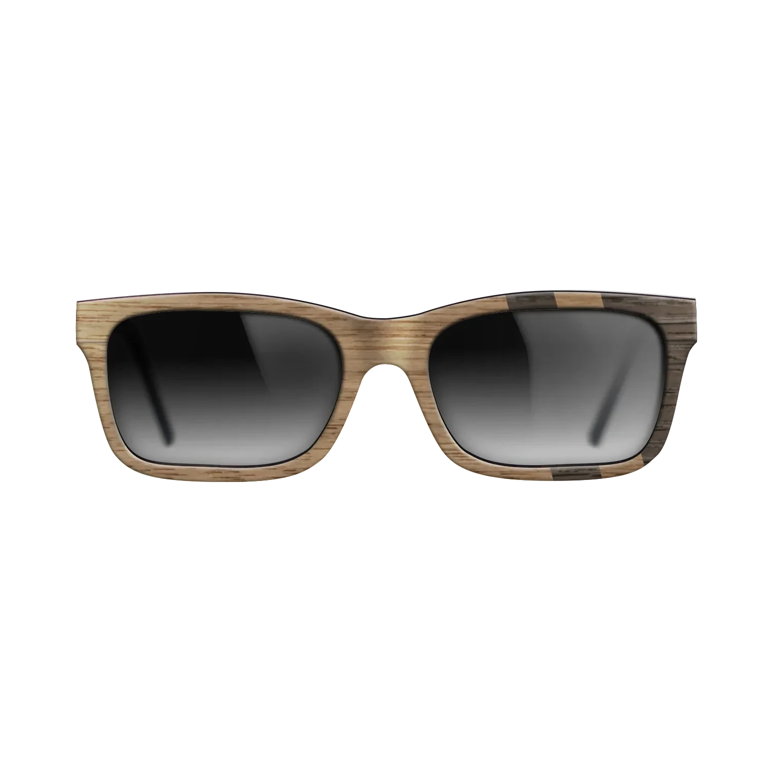 Walnut: Straight Grain,Fumed Oak: Splice - The Sage - Rectangle - SIRIS wood optic