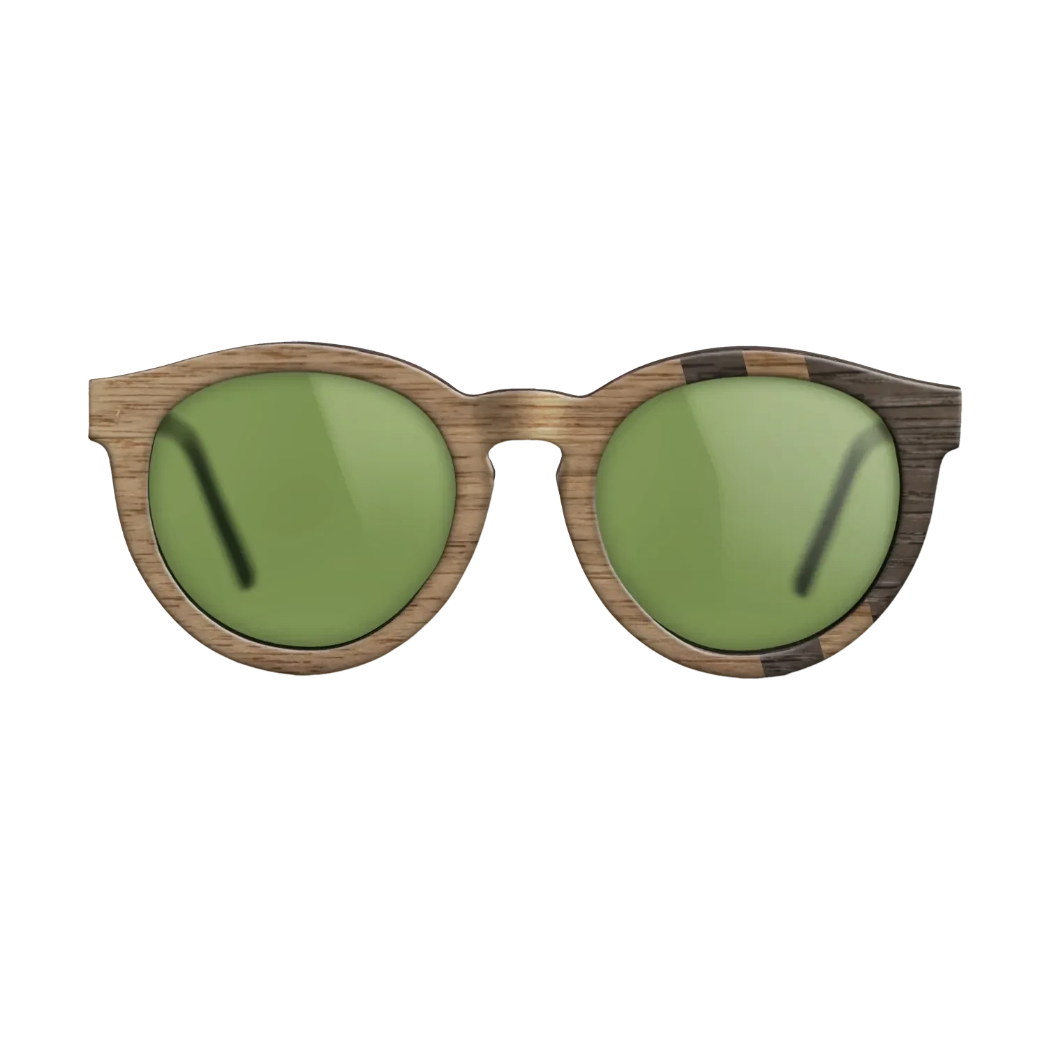 Walnut: Straight Grain,Fumed Oak: Splice - The Rebel - Round - SIRIS wood optic