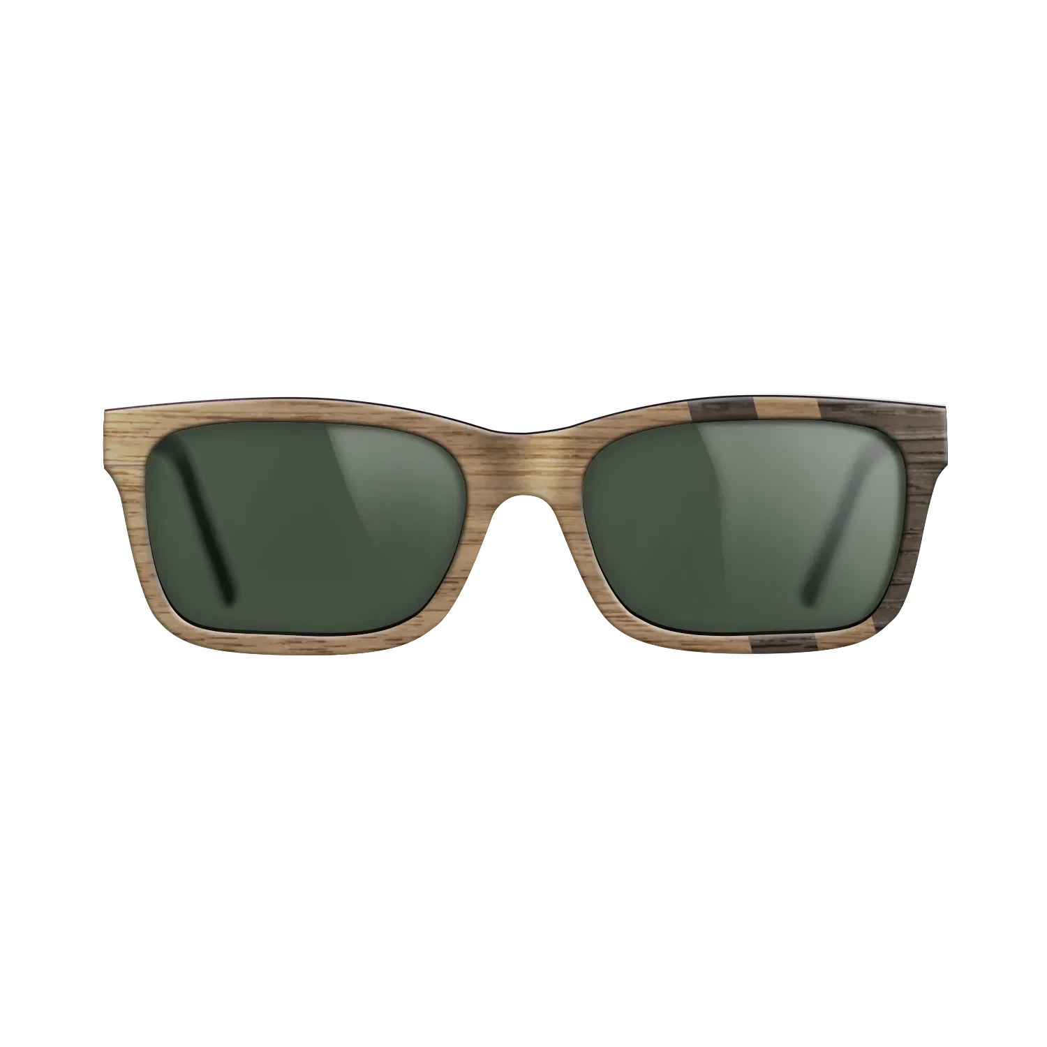 Walnut: Straight Grain,Fumed Oak: Splice - The Sage - Rectangle - SIRIS wood optic