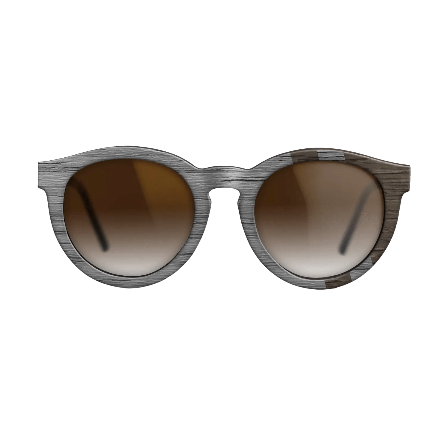 Poplar Dyed: Grey,Fumed Oak: Splice - The Rebel - Round - SIRIS wood optic