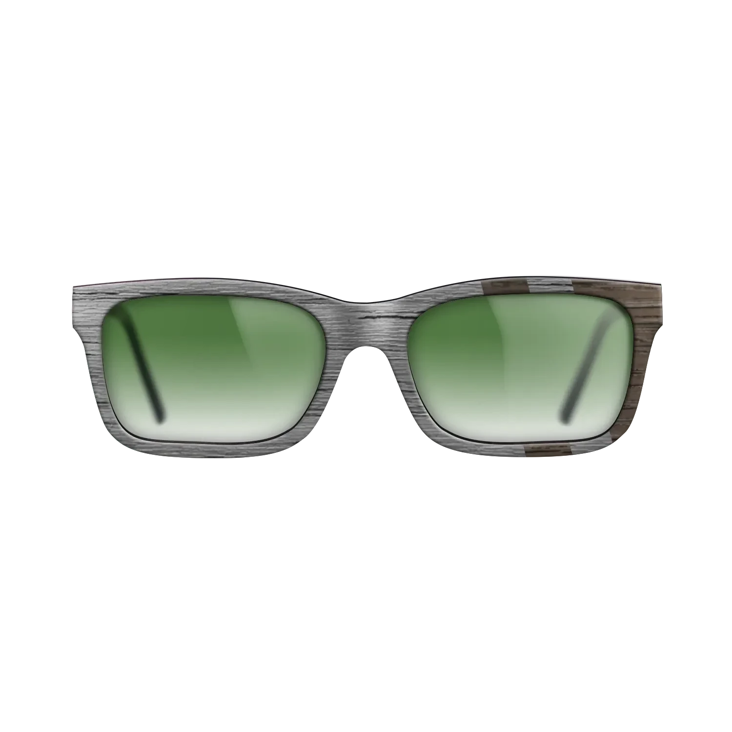 Poplar Dyed: Grey,Fumed Oak: Splice - The Sage - Rectangle - SIRIS wood optic