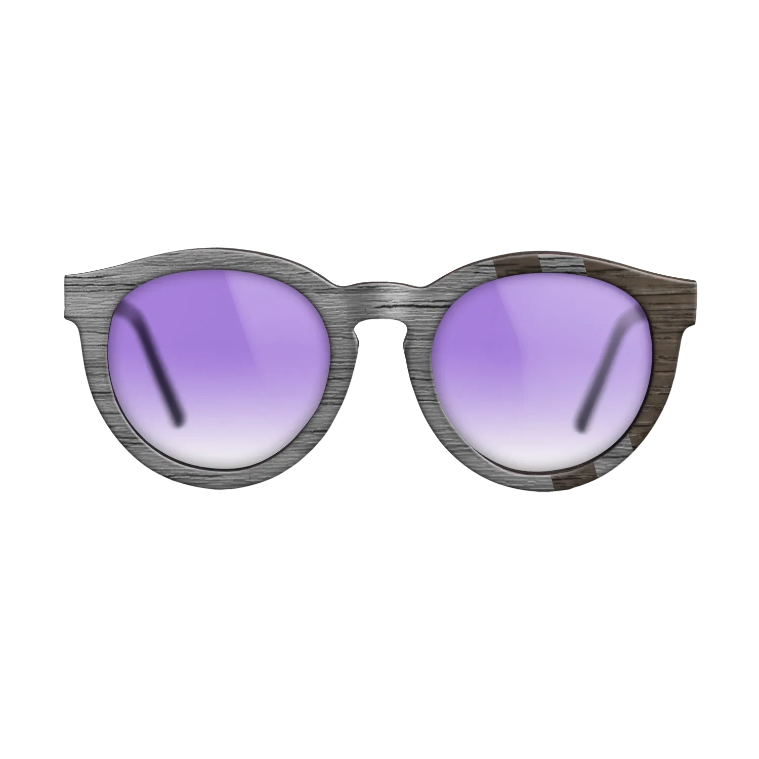 Poplar Dyed: Grey,Fumed Oak: Splice - The Rebel - Round - SIRIS wood optic