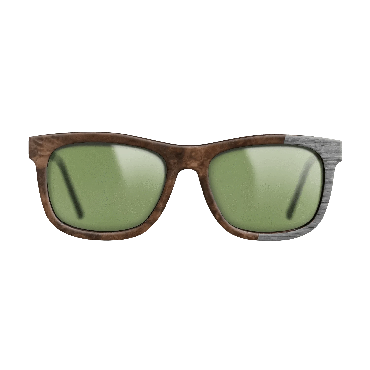 Walnut Burl,Poplar Dyed: Grey: Bauhaus - The Hero - Square - 1879 - SIRIS wood optic