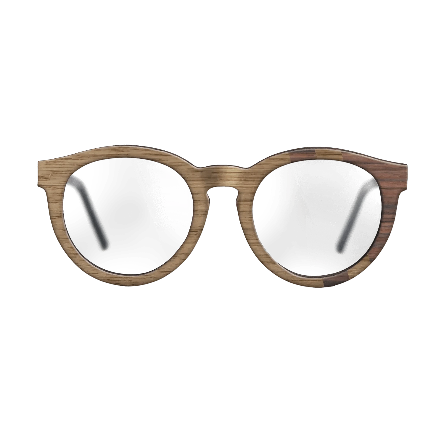 Walnut: Straight Grain,Rosewood Reconstituted: Splice - The Rebel - Round - SIRIS wood optic