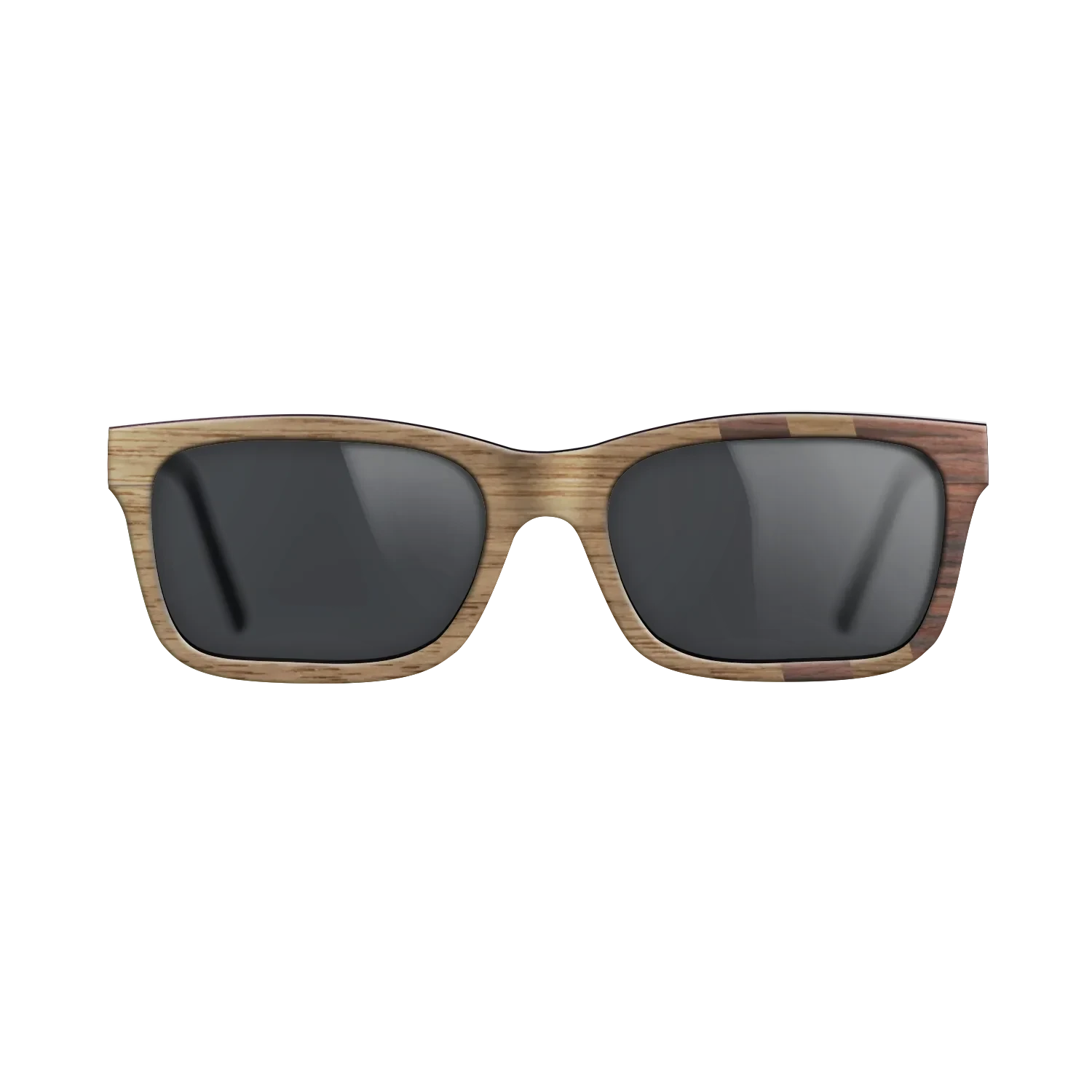 Walnut: Straight Grain,Rosewood Reconstituted: Splice - The Sage - Rectangle - SIRIS wood optic