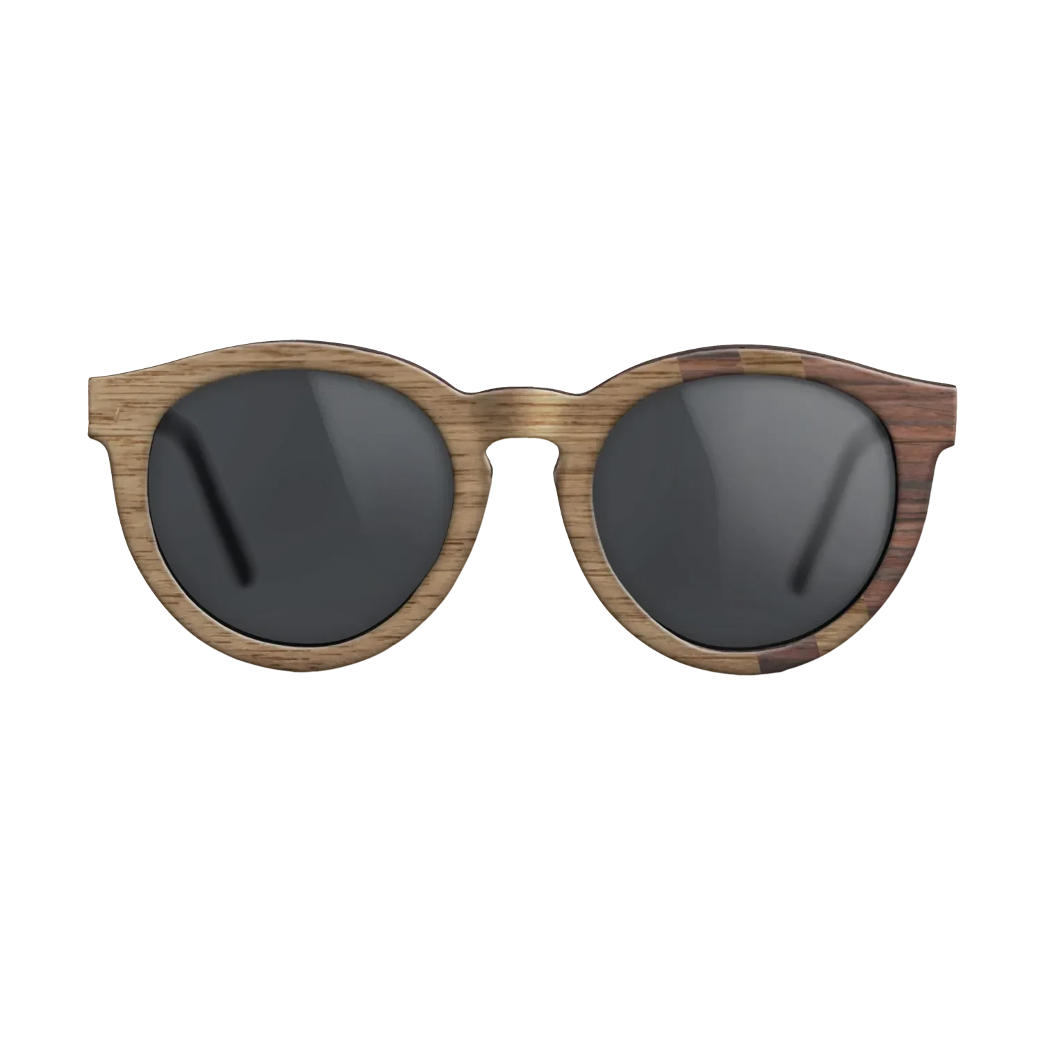 Walnut: Straight Grain,Rosewood Reconstituted: Splice - The Rebel - Round - SIRIS wood optic