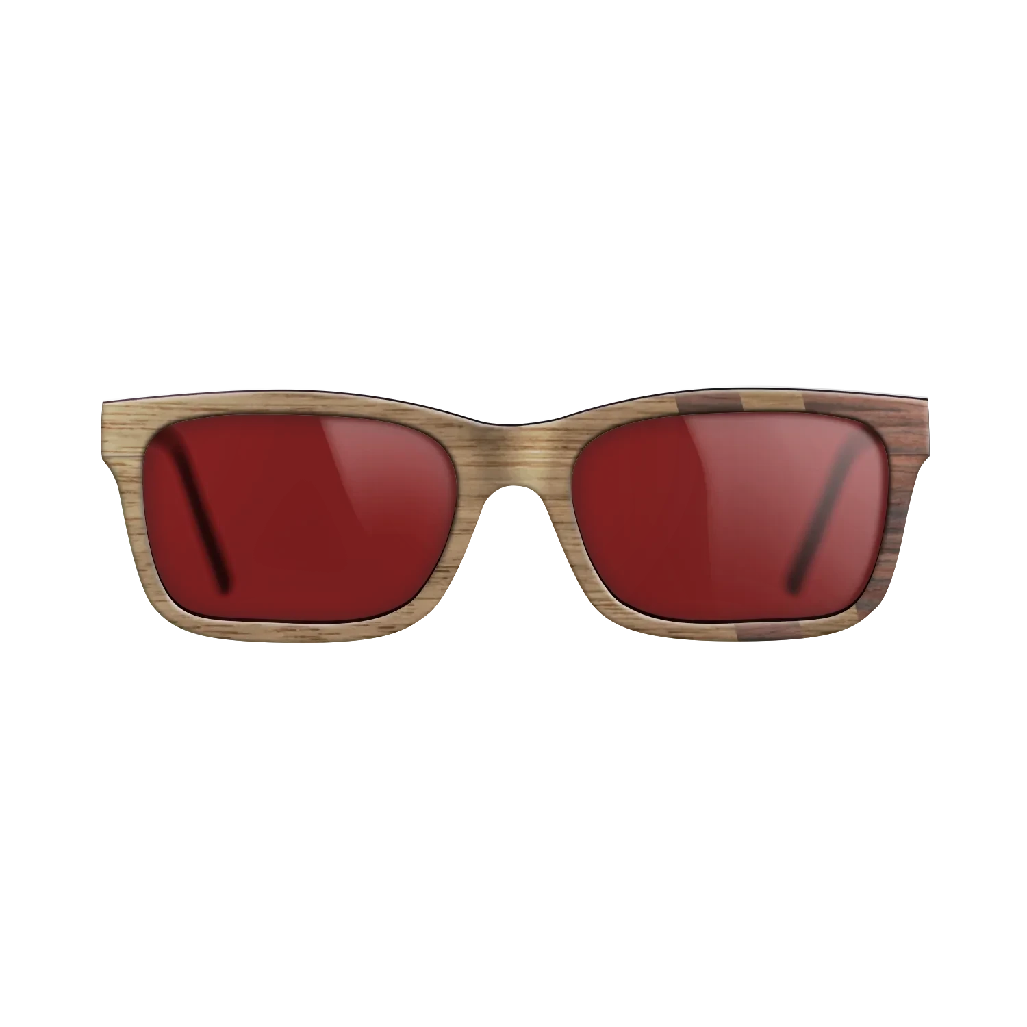 Walnut: Straight Grain,Rosewood Reconstituted: Splice - The Sage - Rectangle - SIRIS wood optic