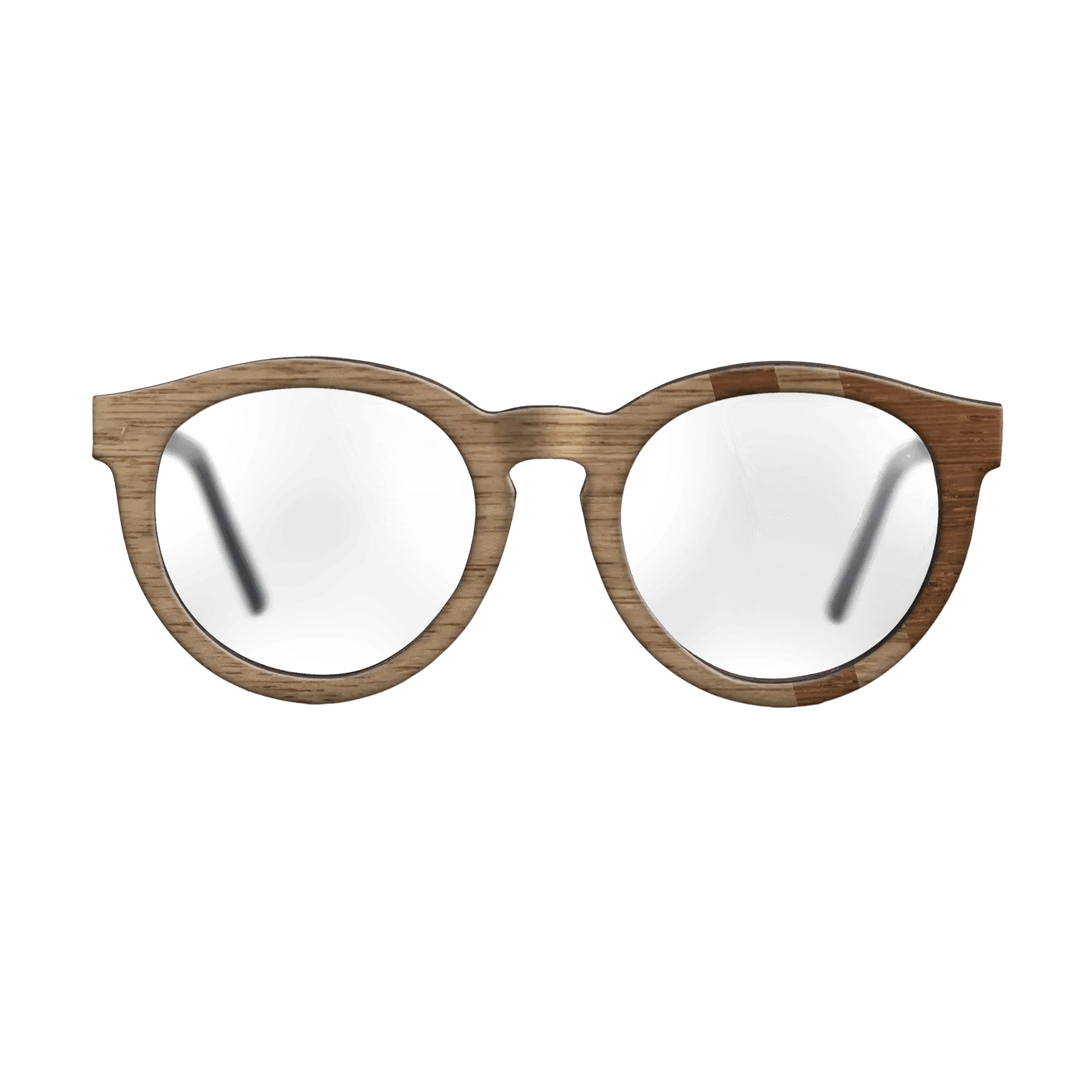 Walnut: Straight Grain,Wenge: Splice - The Rebel - Round - SIRIS wood optic