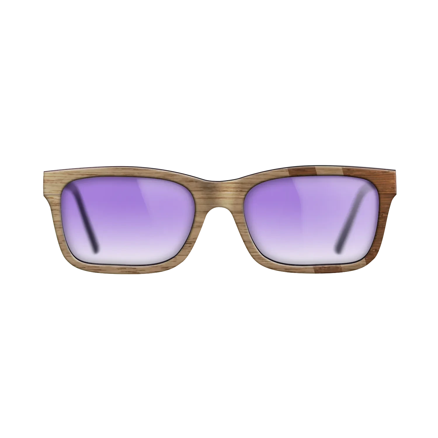 Walnut: Straight Grain,Wenge: Splice - The Sage - Rectangle - SIRIS wood optic