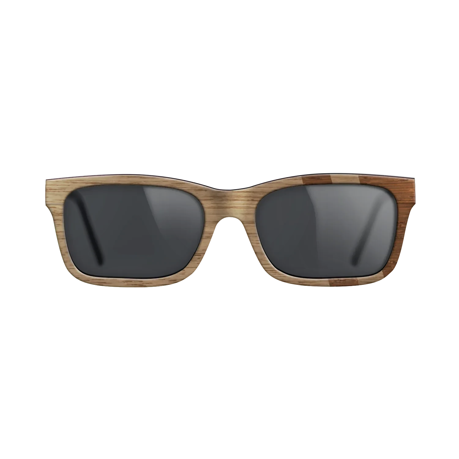 Walnut: Straight Grain,Wenge: Splice - The Sage - Rectangle - SIRIS wood optic