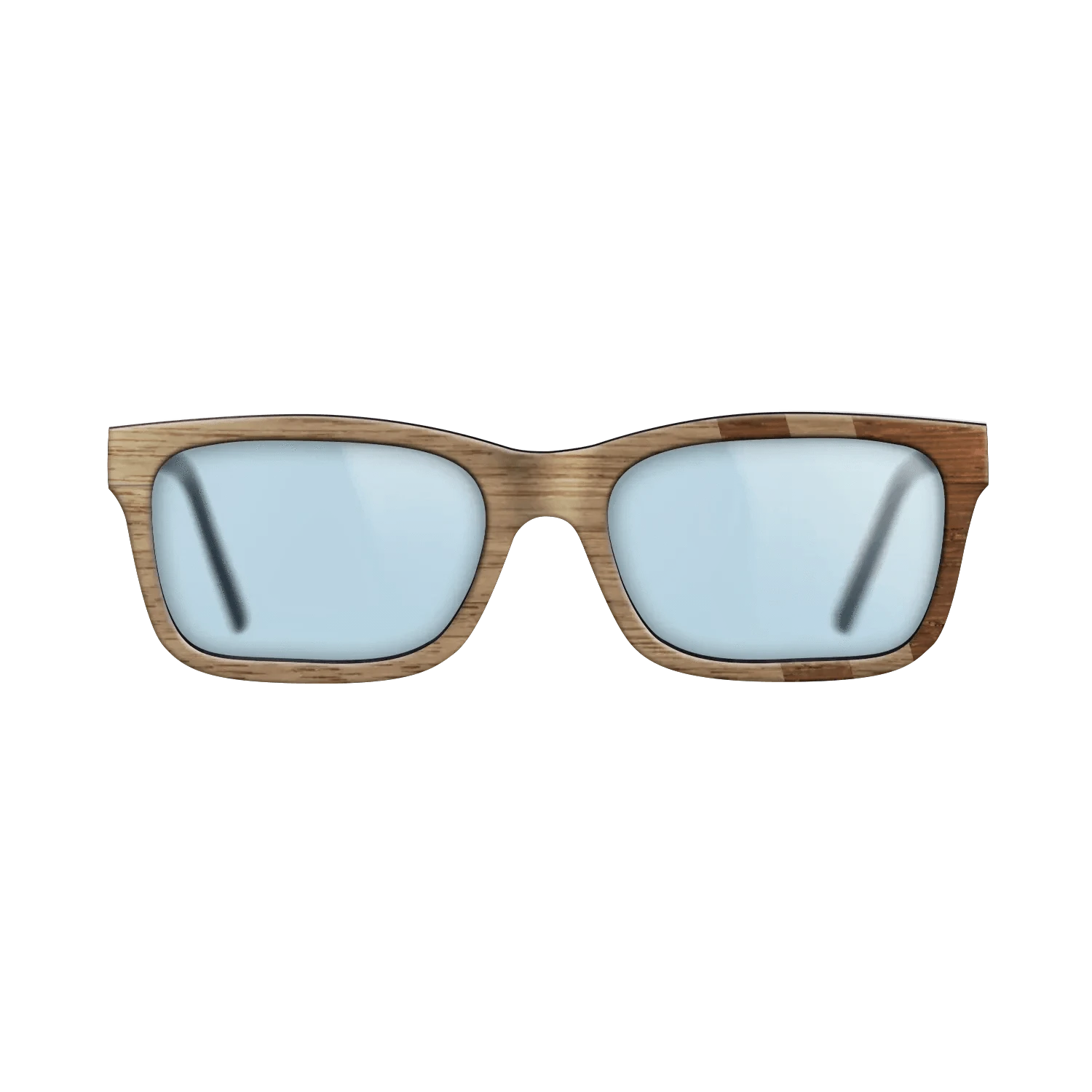 Walnut: Straight Grain,Wenge: Splice - The Sage - Rectangle - SIRIS wood optic