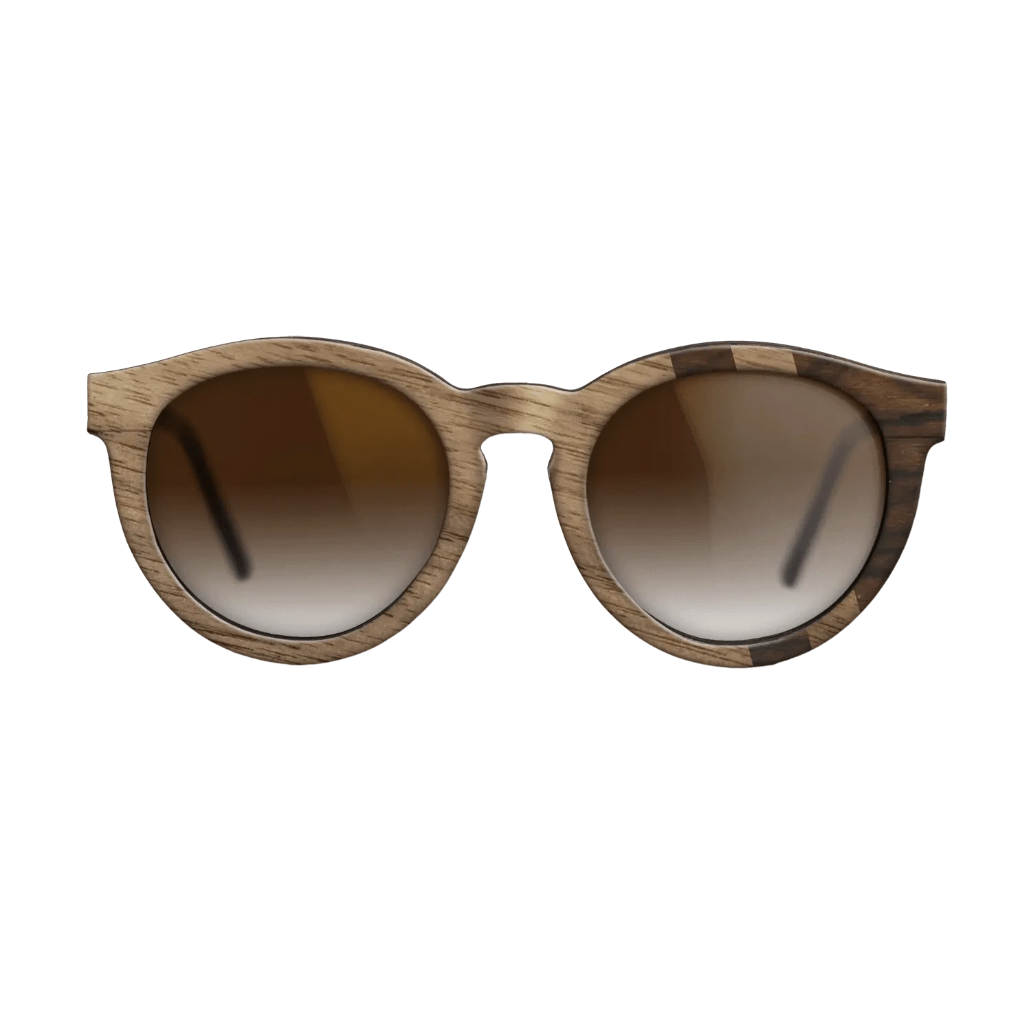 Walnut: Straight Grain,Ziricote Dark Quartered: Splice - The Rebel - Round - SIRIS wood optic