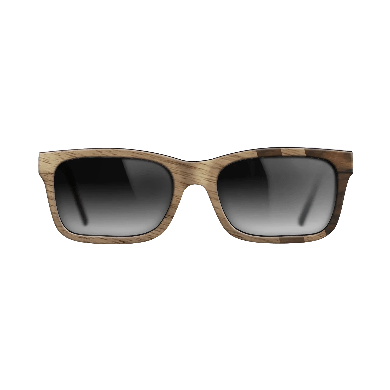 Walnut: Straight Grain,Ziricote Dark Quartered: Splice - The Sage - Rectangle - SIRIS wood optic