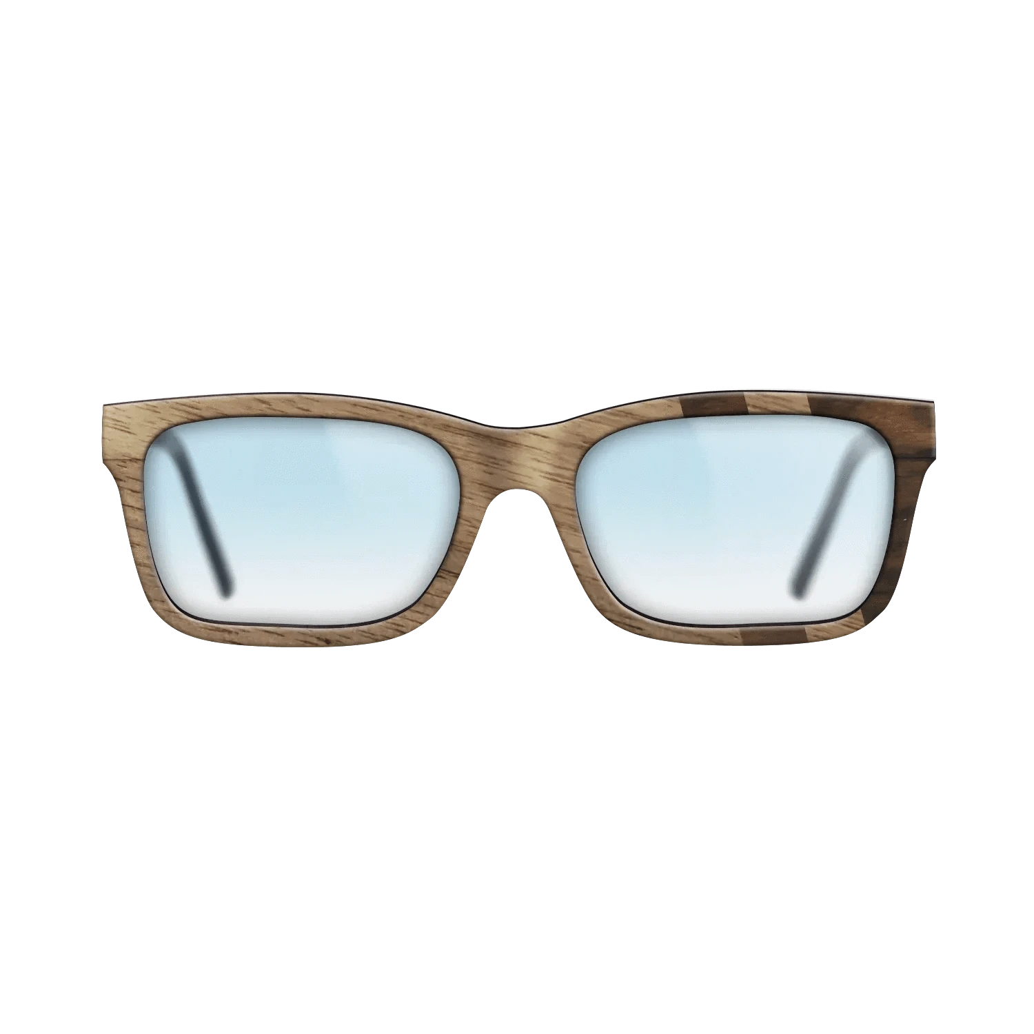 Walnut: Straight Grain,Ziricote Dark Quartered: Splice - The Sage - Rectangle - SIRIS wood optic