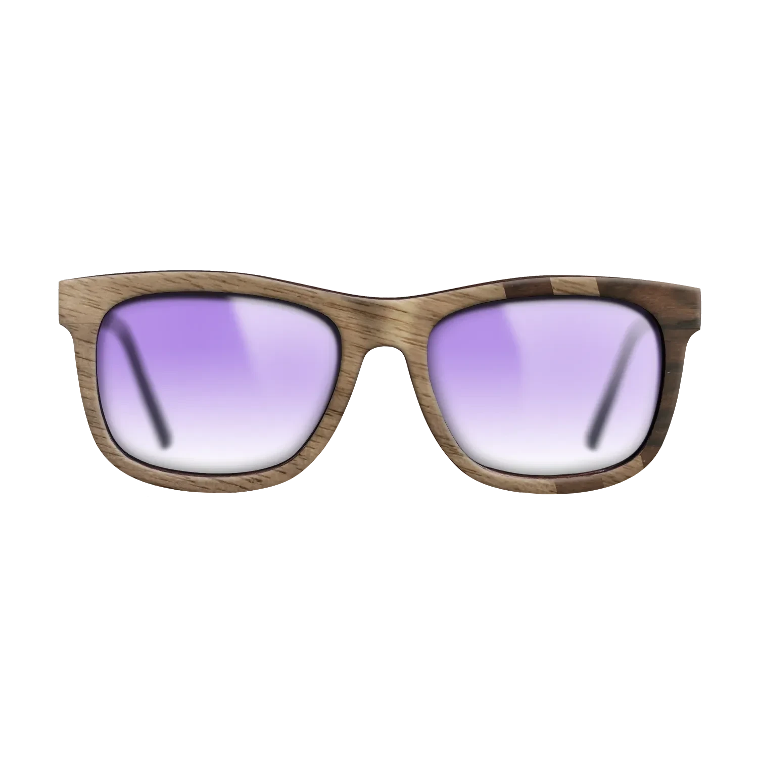 Walnut: Straight Grain,Ziricote Dark Quartered: Splice - The Hero - Square - SIRIS wood optic