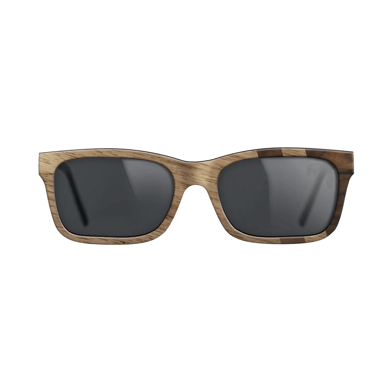 Walnut: Straight Grain,Ziricote Dark Quartered: Splice - The Sage - Rectangle - SIRIS wood optic