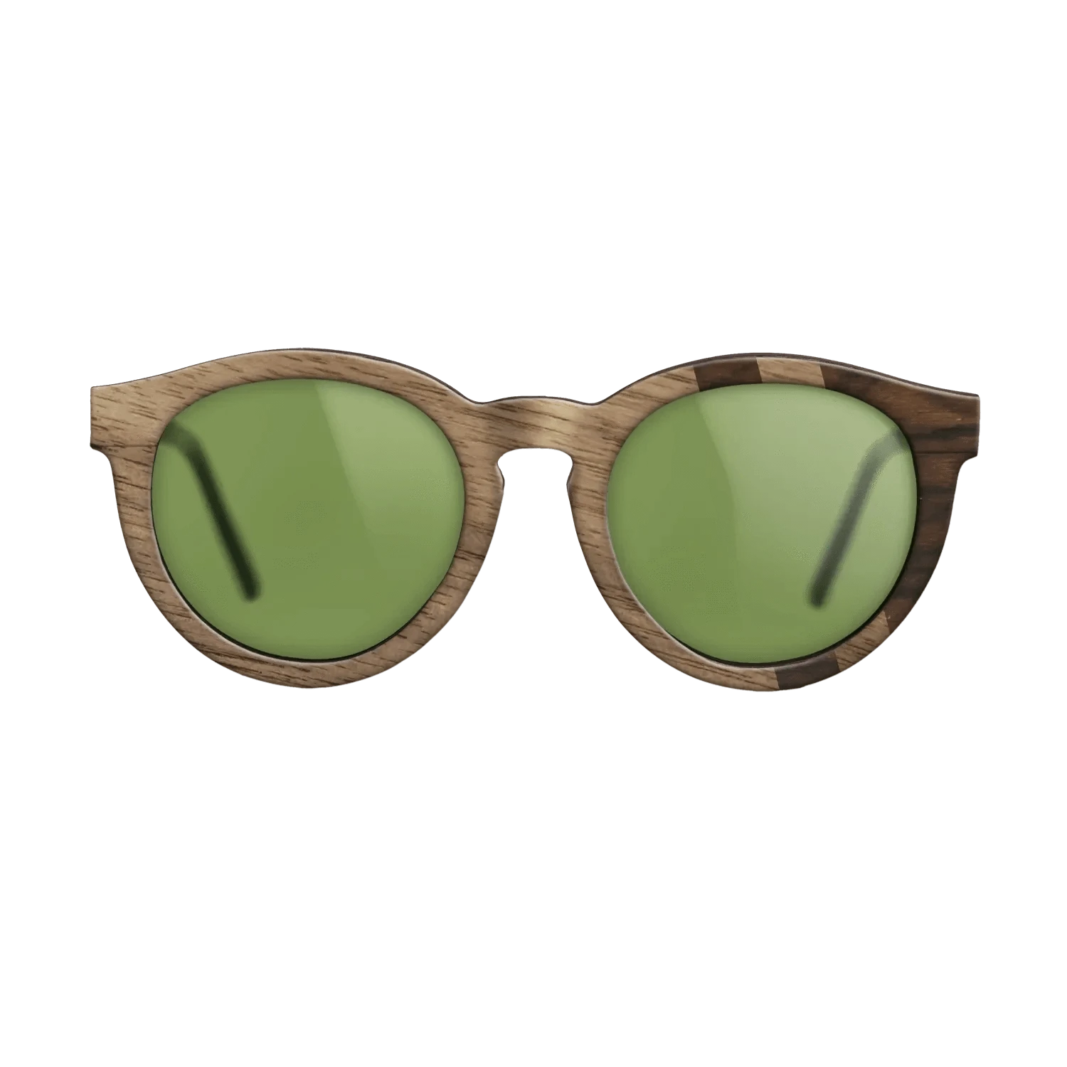 Walnut: Straight Grain,Ziricote Dark Quartered: Splice - The Rebel - Round - SIRIS wood optic