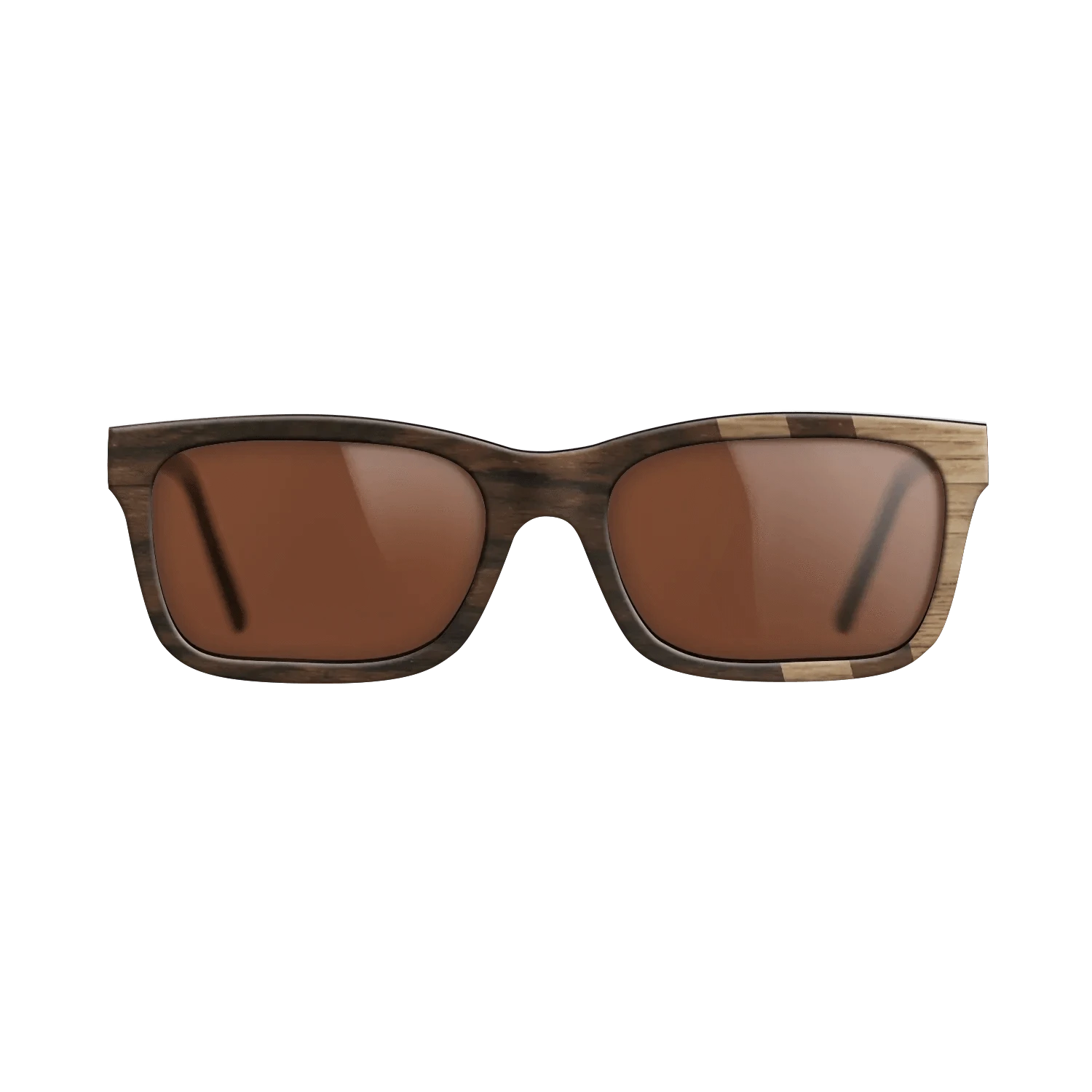 Ziricote Dark Quartered,Walnut: Straight Grain: Splice - The Sage - Rectangle - 824 - SIRIS wood optic