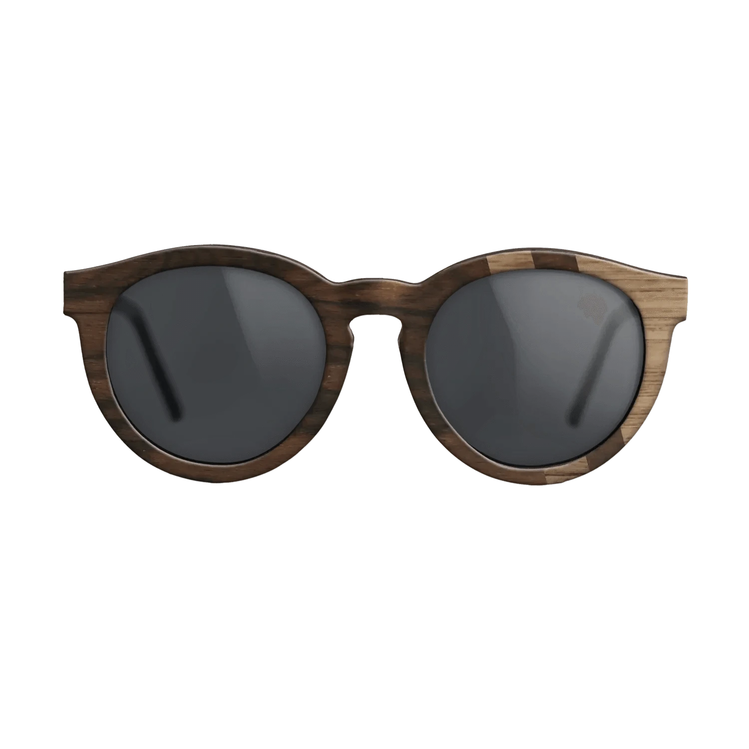 Ziricote Dark Quartered,Walnut: Straight Grain: Splice - The Rebel - Round - 824 - SIRIS wood optic