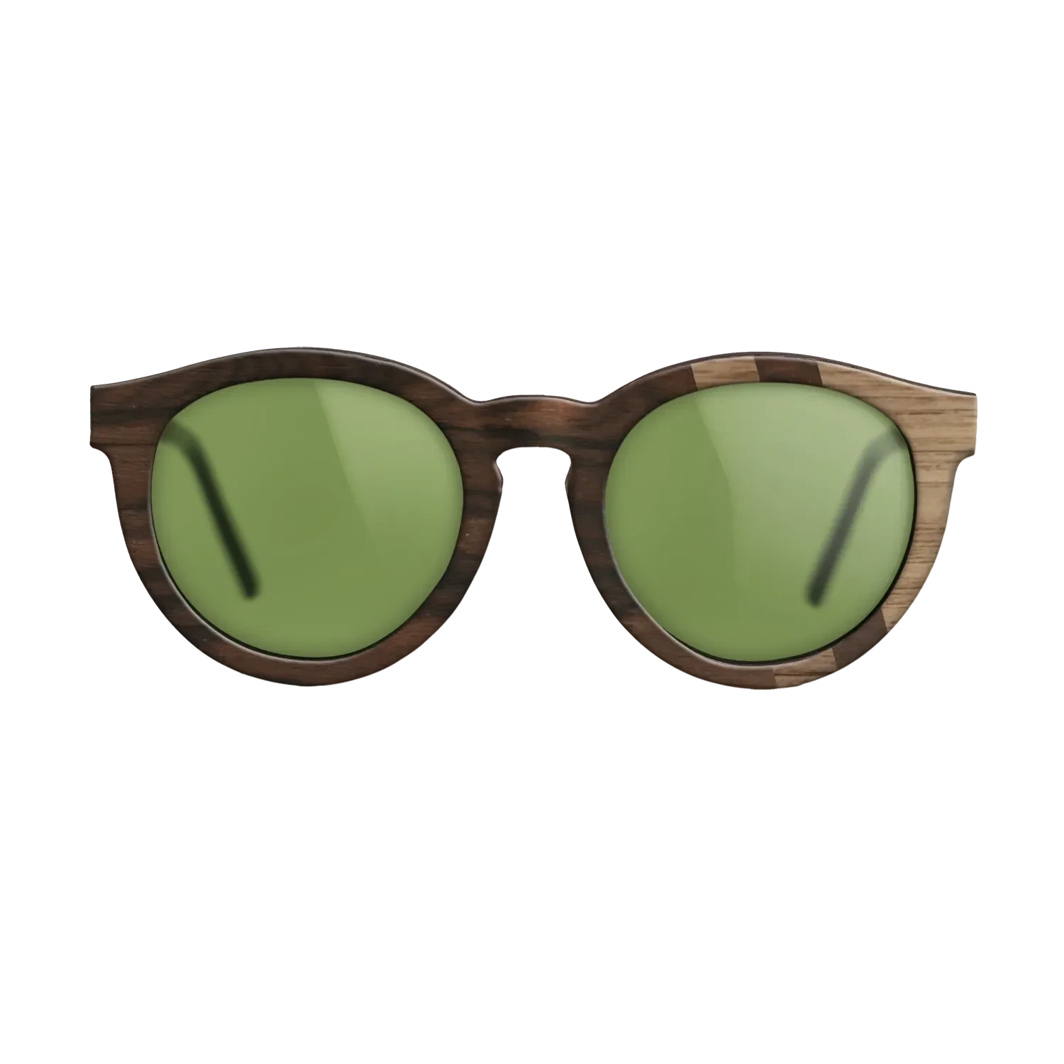 Ziricote Dark Quartered,Walnut: Straight Grain: Splice - The Rebel - Round - 824 - SIRIS wood optic