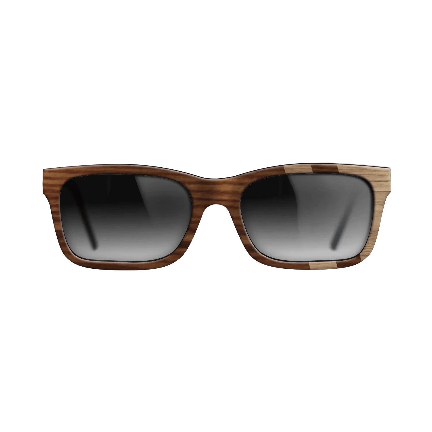 Santos Rosewood Dark,Walnut: Straight Grain: Splice - The Sage - Rectangle - SIRIS wood optic