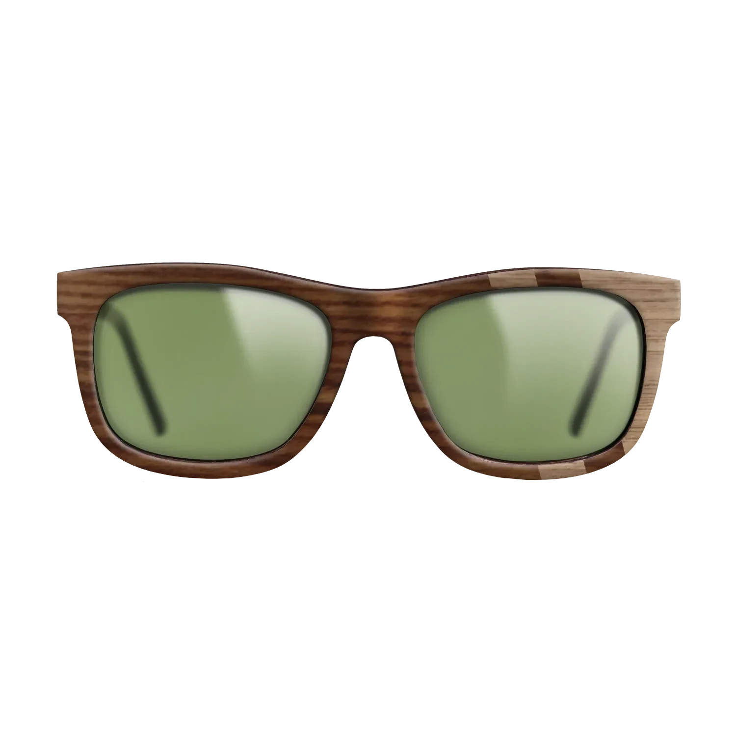 Santos Rosewood Dark,Walnut: Straight Grain: Splice - The Hero - Square - SIRIS wood optic