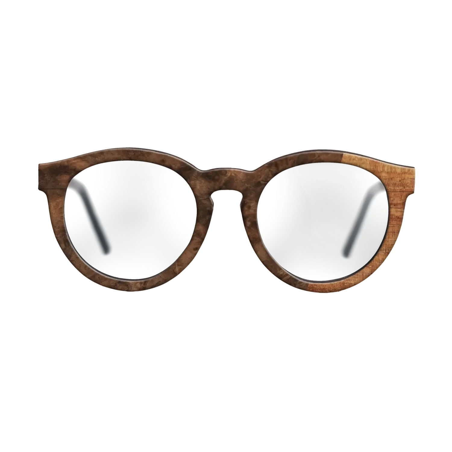 Koa,Walnut Burl: Bauhaus - The Rebel - Round - SIRIS wood optic