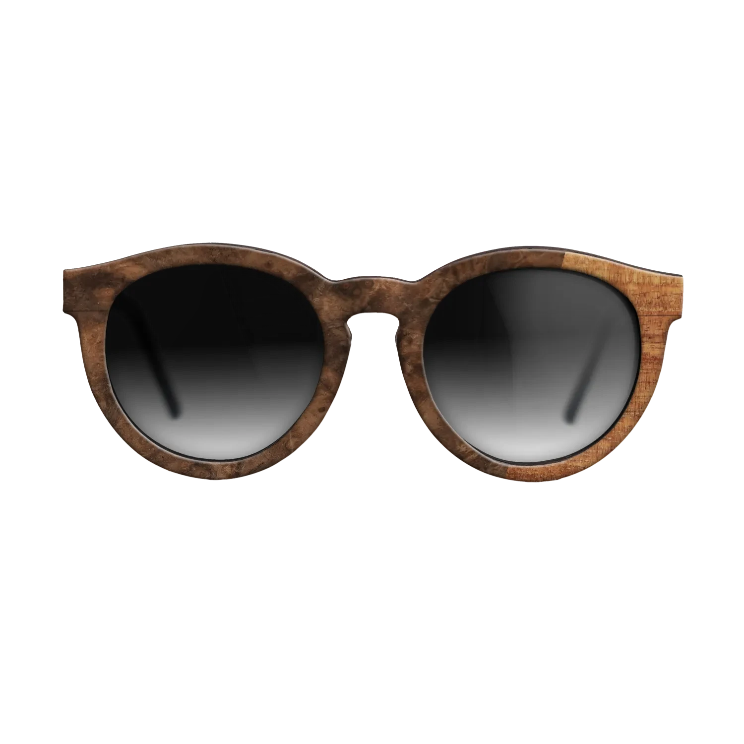 Koa,Walnut Burl: Bauhaus - The Rebel - Round - SIRIS wood optic