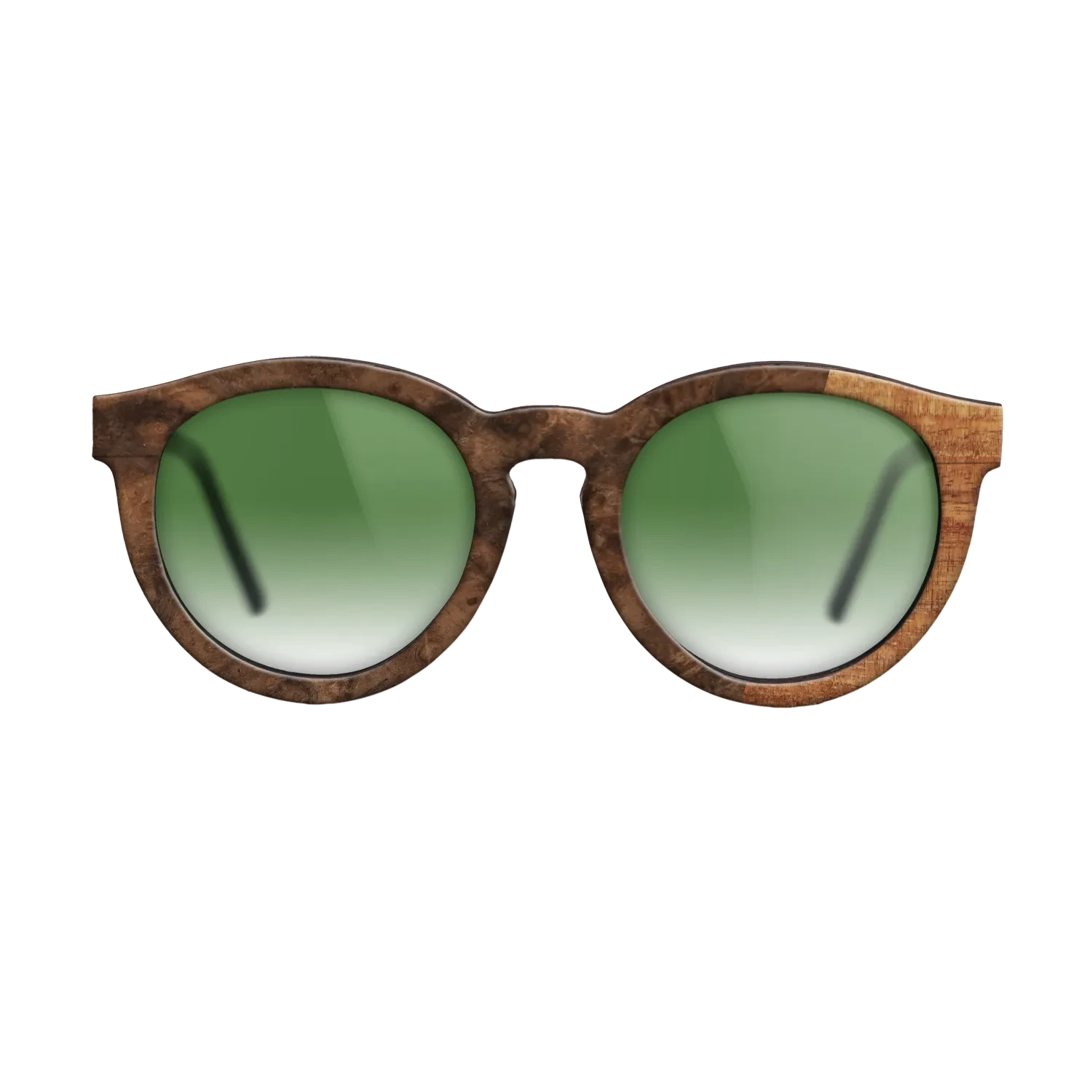Koa,Walnut Burl: Bauhaus - The Rebel - Round - SIRIS wood optic