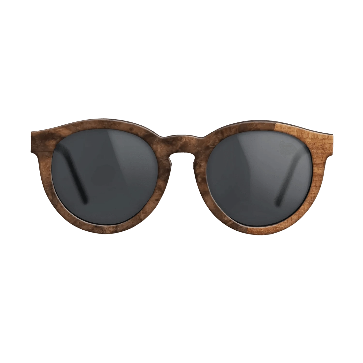 Koa,Walnut Burl: Bauhaus - The Rebel - Round - SIRIS wood optic
