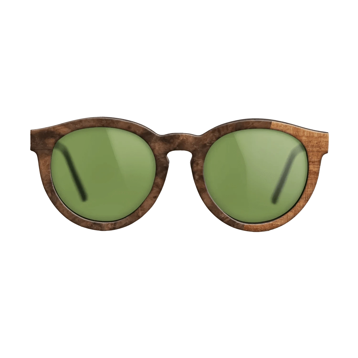 Koa,Walnut Burl: Bauhaus - The Rebel - Round - SIRIS wood optic