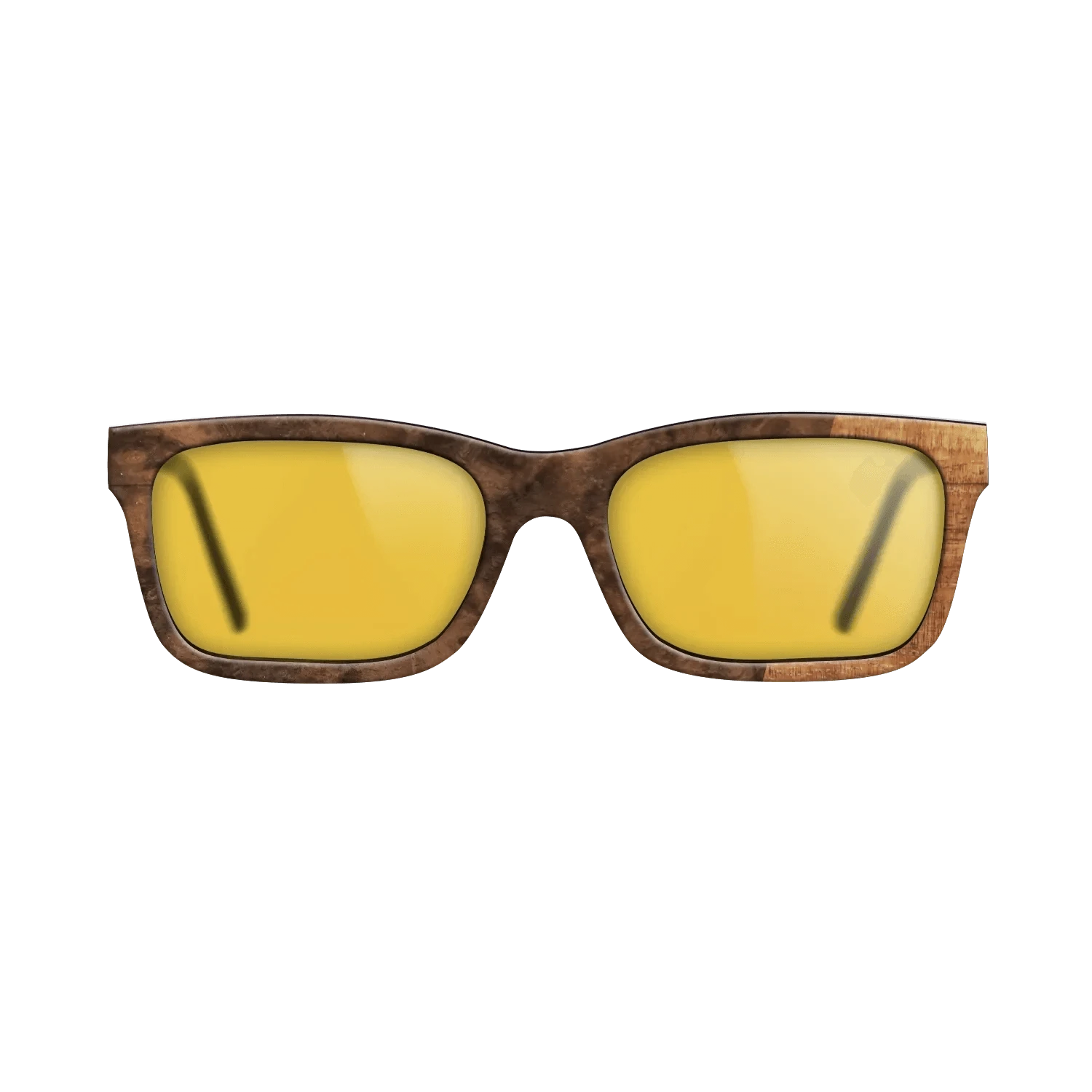 Koa,Walnut Burl: Bauhaus - The Sage - Rectangle - SIRIS wood optic