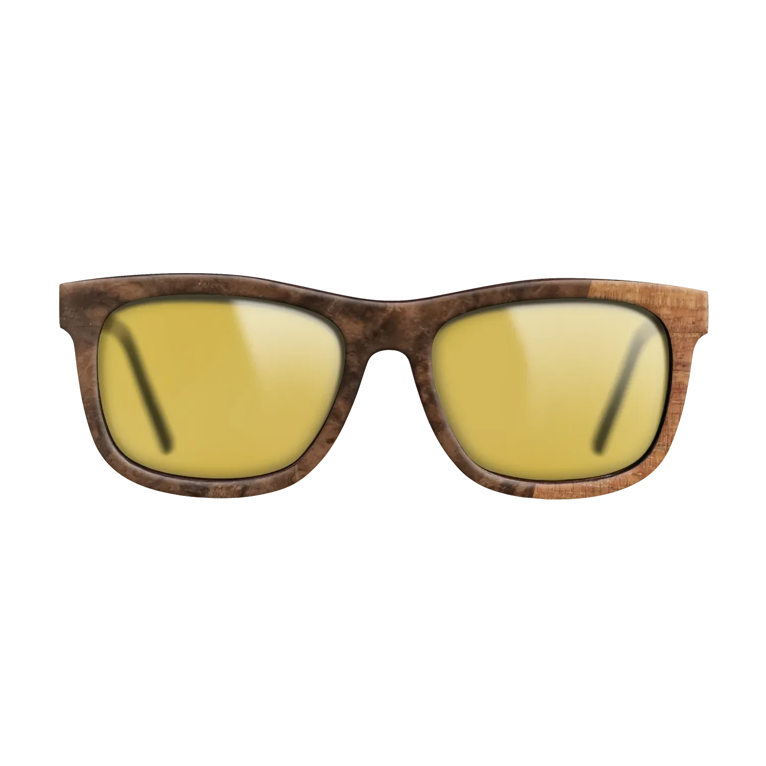 Koa,Walnut Burl: Bauhaus - The Hero - Square - SIRIS wood optic