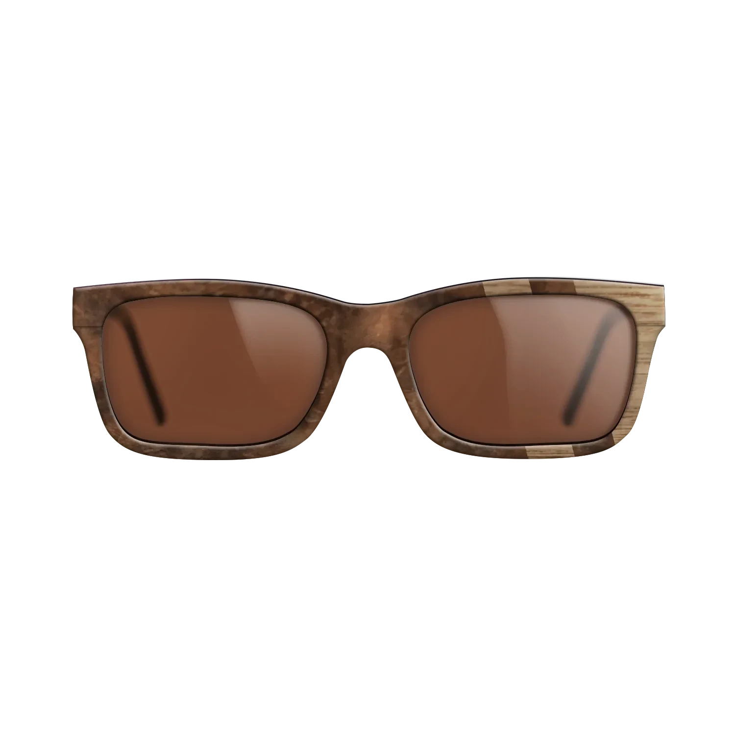 Walnut Burl,Walnut: Straight Grain: Splice - The Sage - Rectangle - 1179 - SIRIS wood optic
