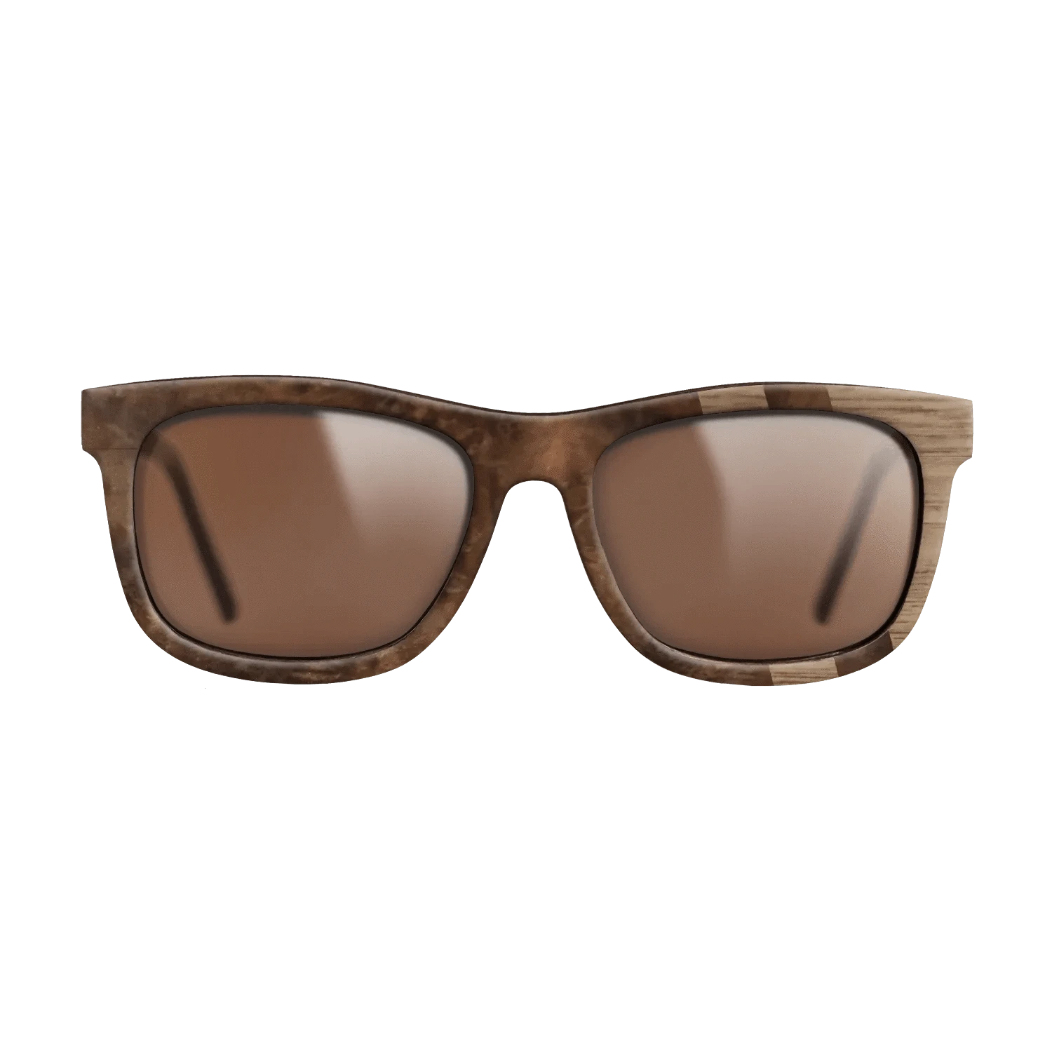 Walnut Burl,Walnut: Straight Grain: Splice - The Hero - Square - 1179 - SIRIS wood optic