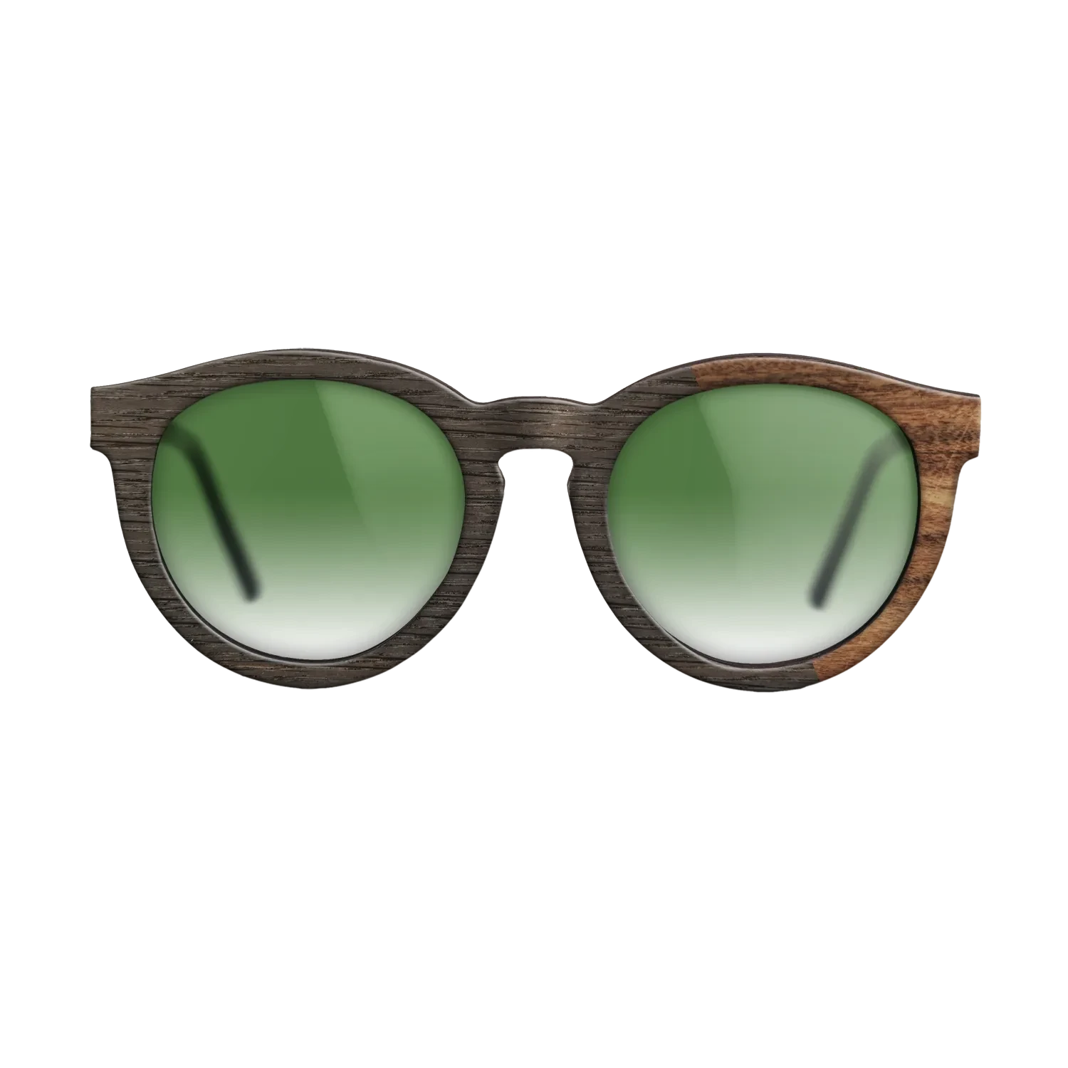 Ziricote Dark Quartered,Santos Rosewood Dark: Splice - The Rebel - Round - SIRIS wood optic