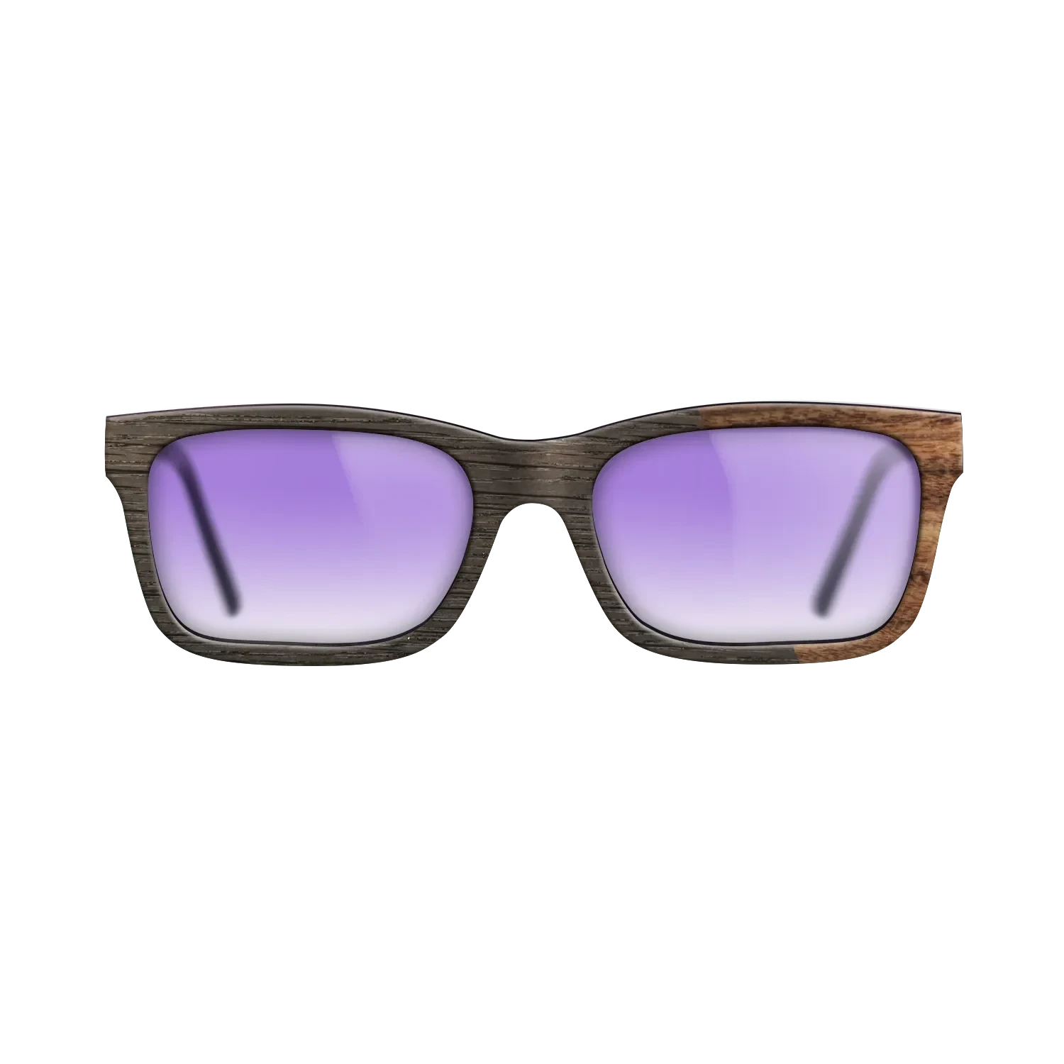 Ziricote Dark Quartered,Santos Rosewood Dark: Splice - The Sage - Rectangle - SIRIS wood optic