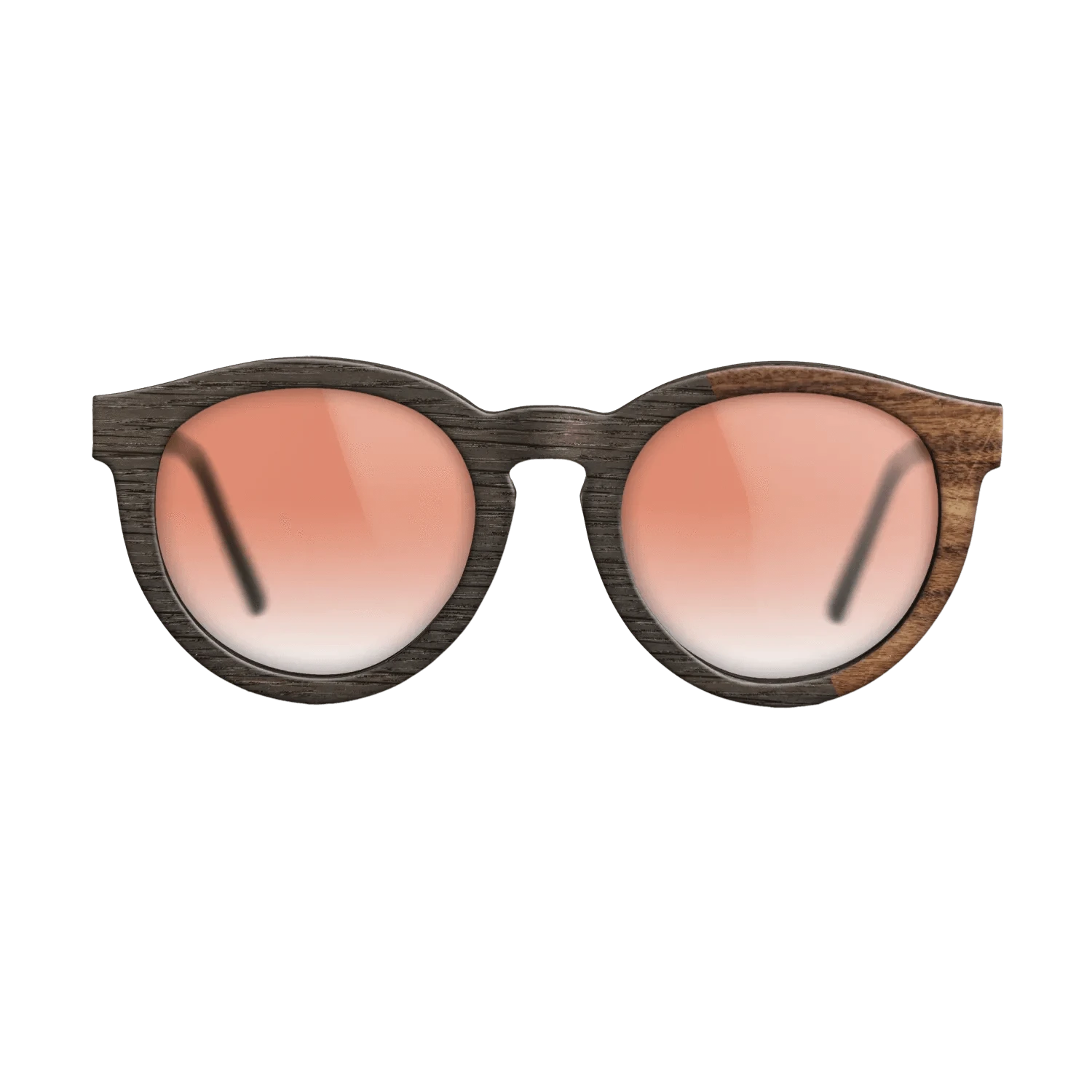 Ziricote Dark Quartered,Santos Rosewood Dark: Splice - The Rebel - Round - SIRIS wood optic