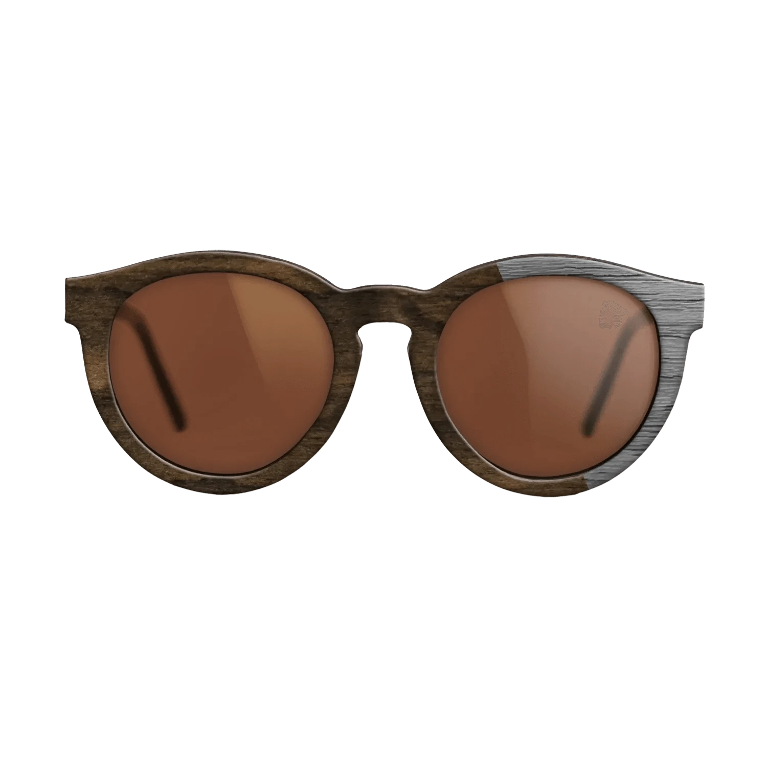 Ziricote Dark Quartered,Poplar Dyed: Grey: Splice - The Rebel - Round - 1338 - SIRIS wood optic