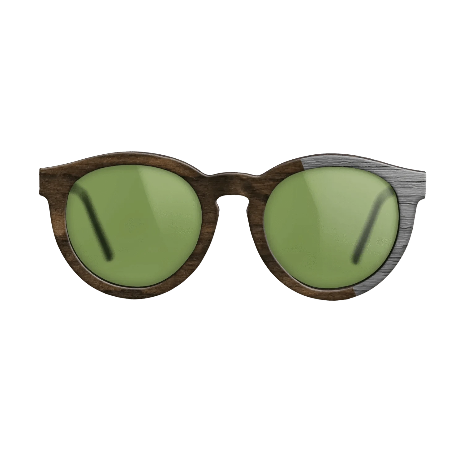 Ziricote Dark Quartered,Poplar Dyed: Grey: Splice - The Rebel - Round - 1338 - SIRIS wood optic