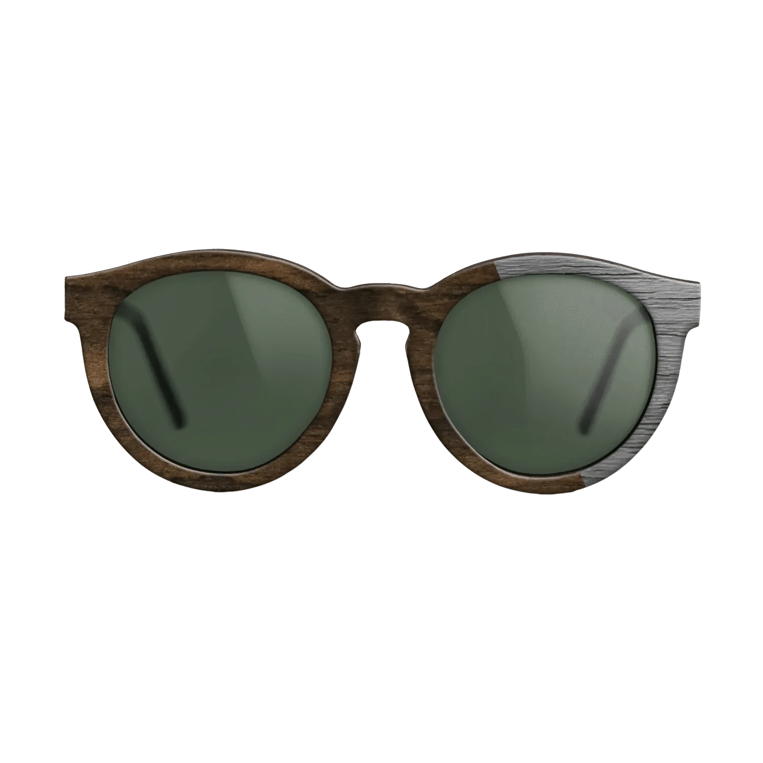 Ziricote Dark Quartered,Poplar Dyed: Grey: Splice - The Rebel - Round - 1338 - SIRIS wood optic