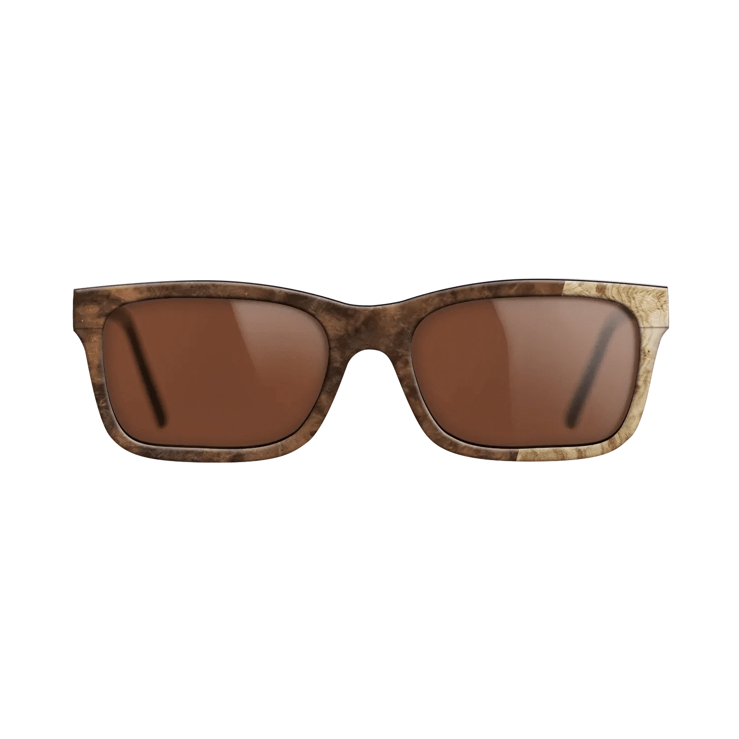 Walnut Burl,Olive Burl: Bauhaus - The Sage - Rectangle - 724 - SIRIS wood optic