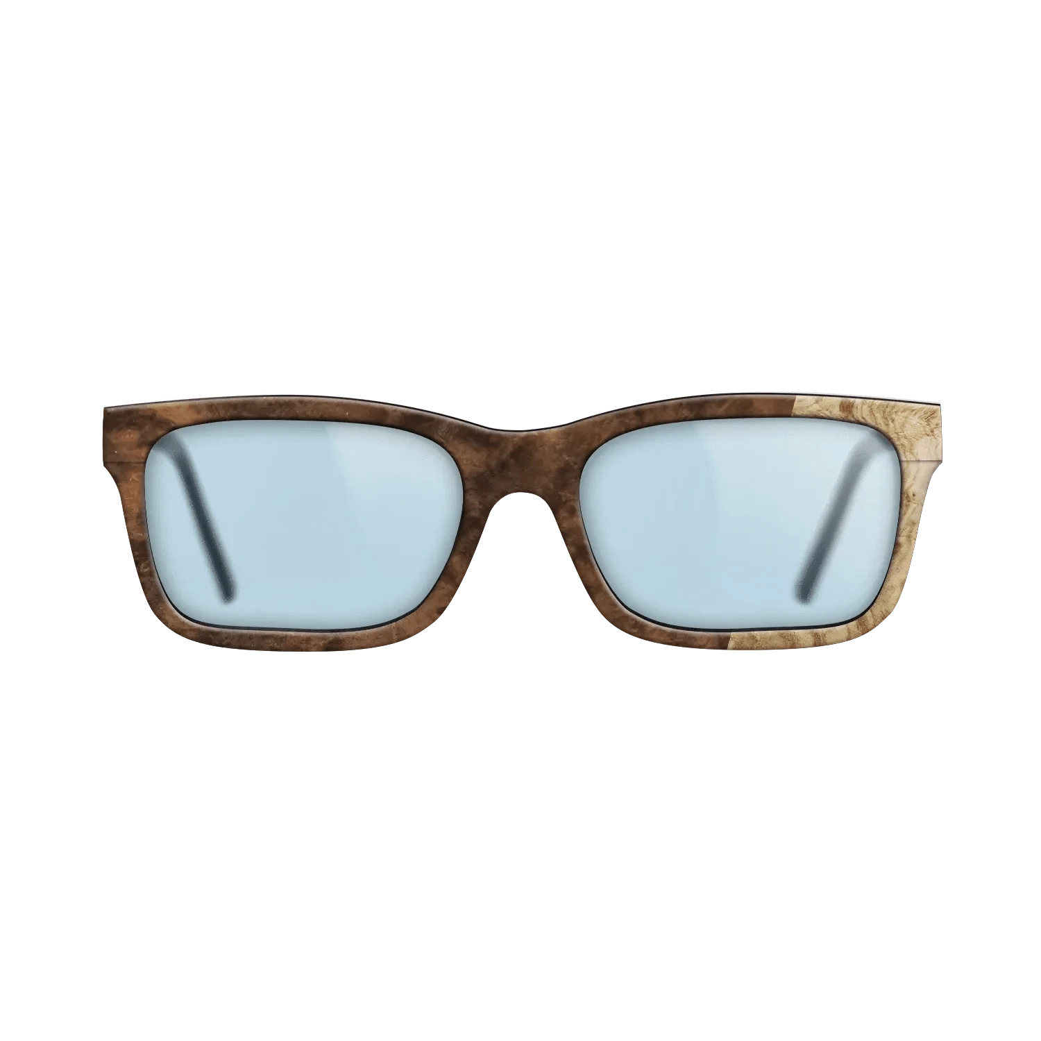 Walnut Burl,Olive Burl: Bauhaus - The Sage - Rectangle - 724 - SIRIS wood optic