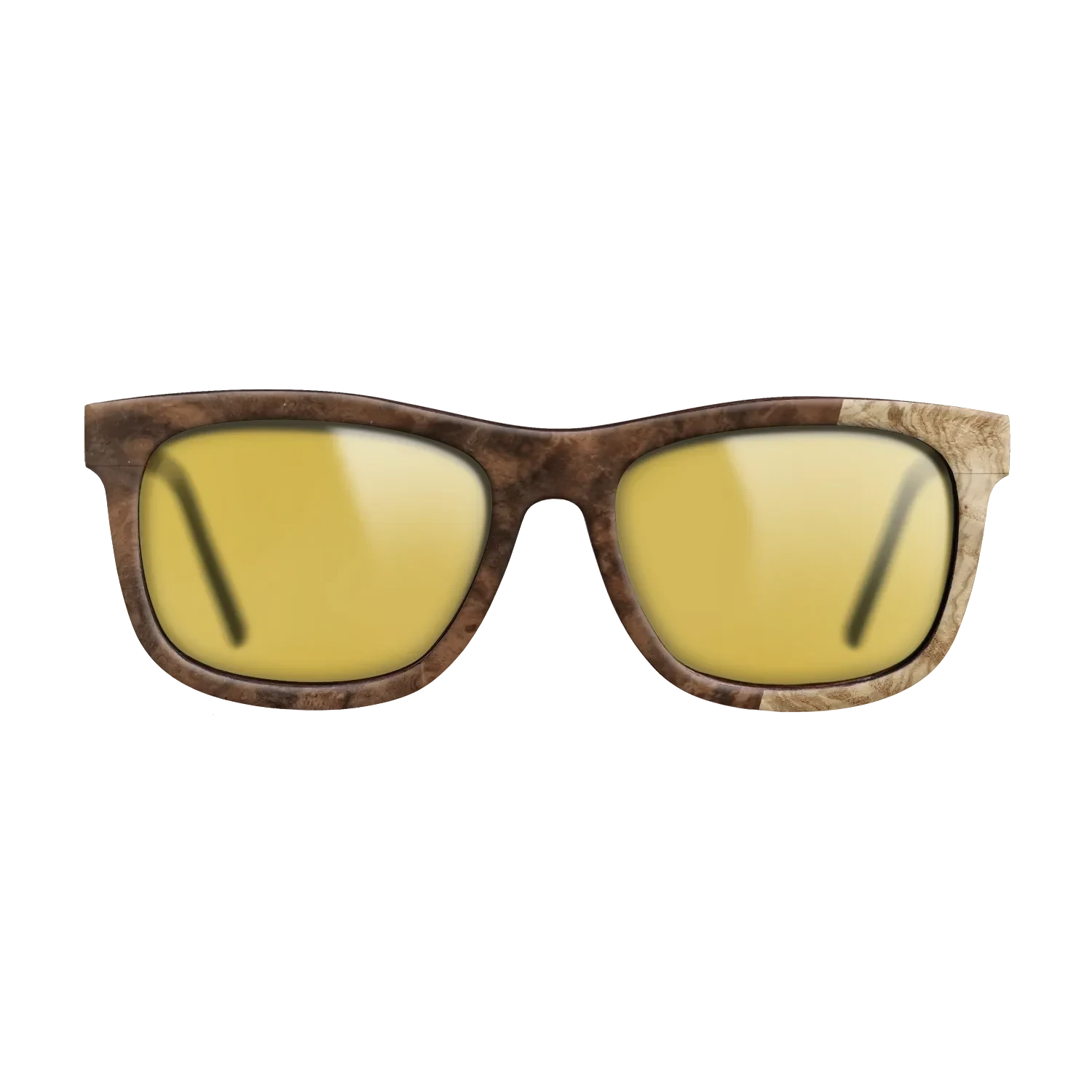 Walnut Burl,Olive Burl: Bauhaus - The Hero - Square - 724 - SIRIS wood optic