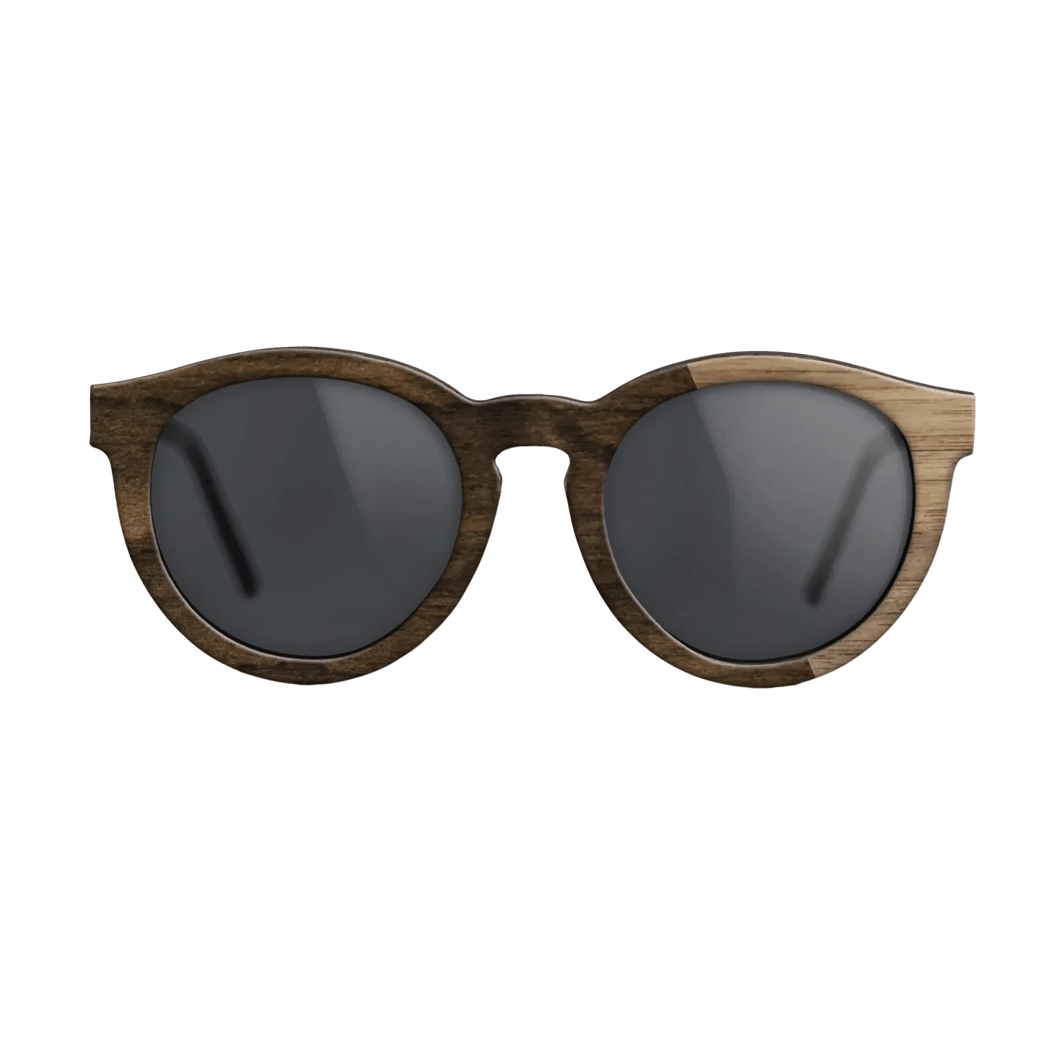 Ziricote Dark Quartered,Walnut: Straight Grain: Splice - The Rebel - Round - 1110 - SIRIS wood optic