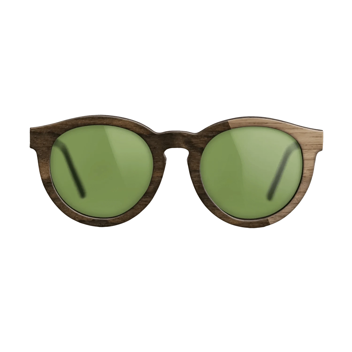 Ziricote Dark Quartered,Walnut: Straight Grain: Splice - The Rebel - Round - 1110 - SIRIS wood optic