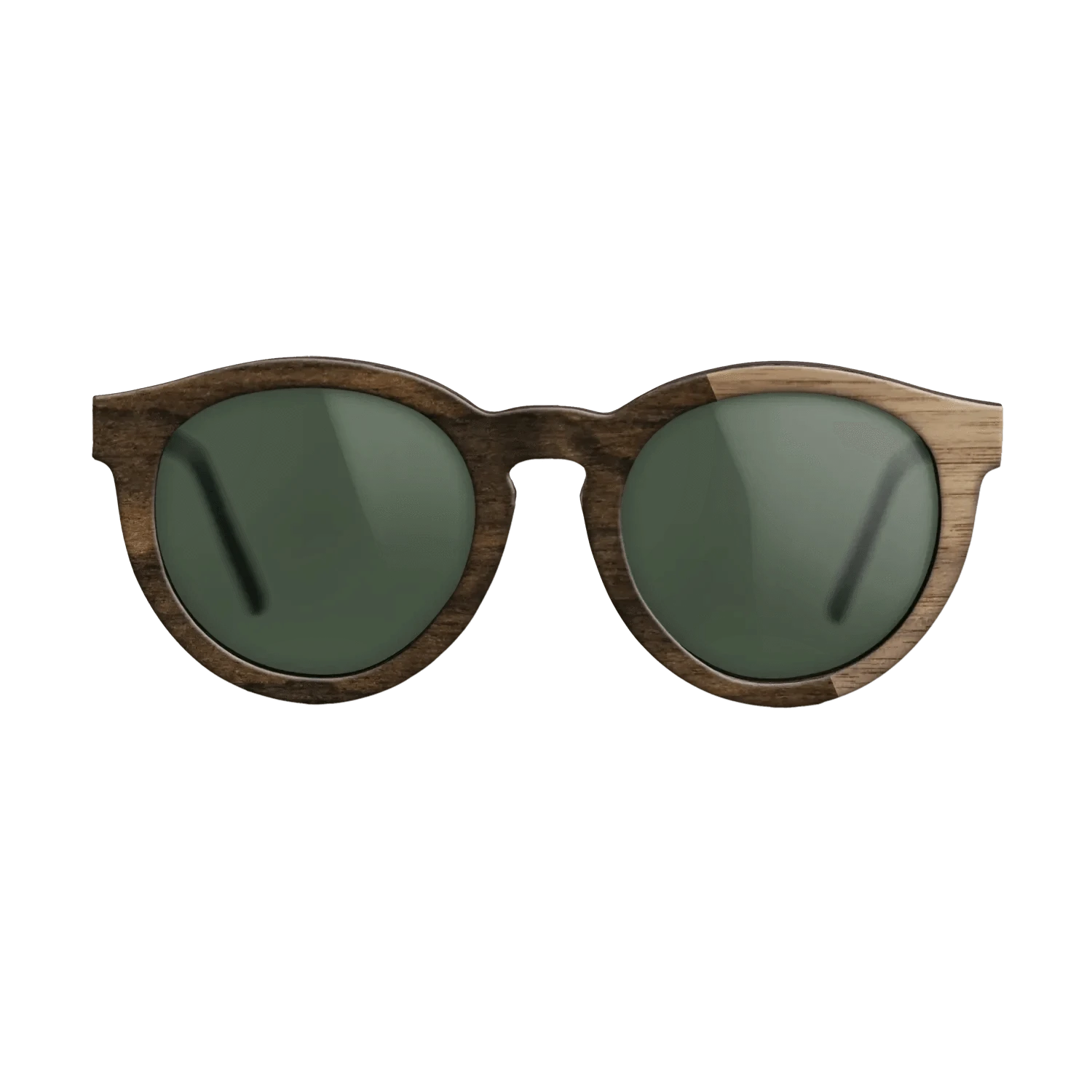 Ziricote Dark Quartered,Walnut: Straight Grain: Splice - The Rebel - Round - 1110 - SIRIS wood optic