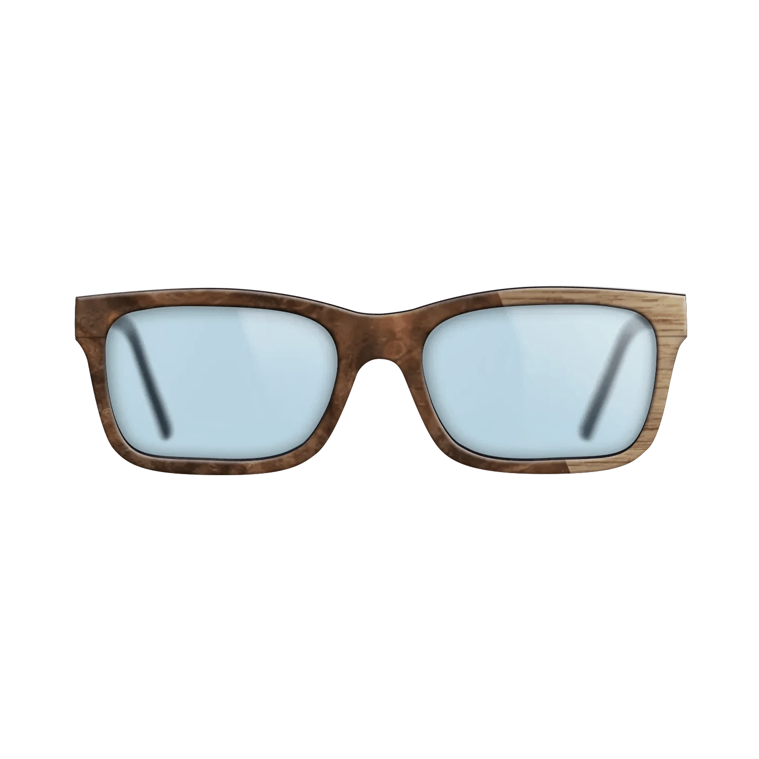 Walnut Burl,Walnut: Straight Grain: Splice - The Sage - Rectangle - 754 - SIRIS wood optic
