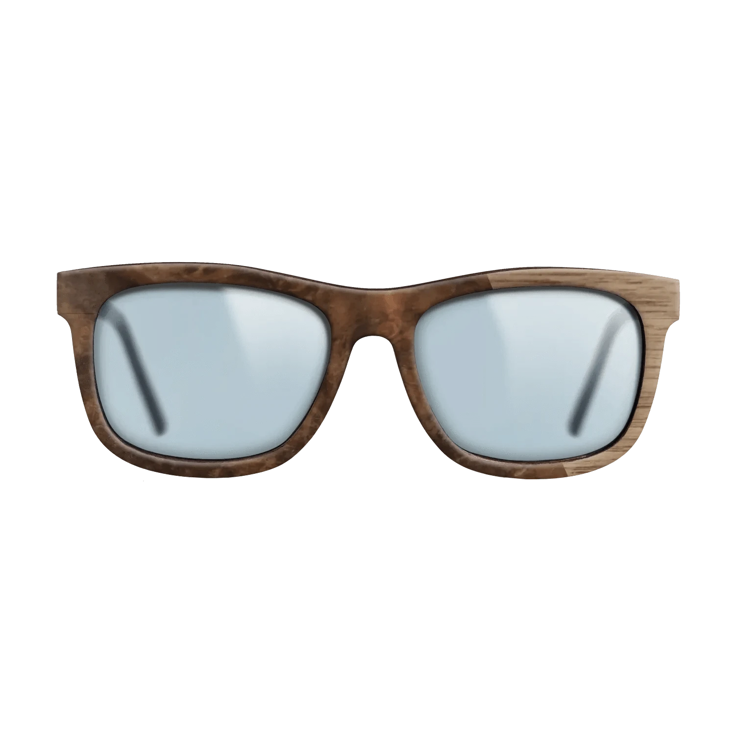 Walnut Burl,Walnut: Straight Grain: Splice - The Hero - Square - 754 - SIRIS wood optic